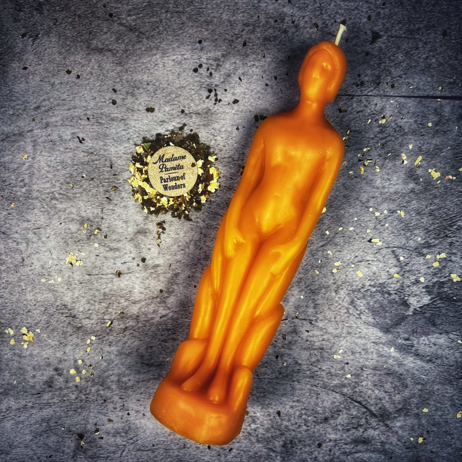 Beeswax Human Figural Spell Candle