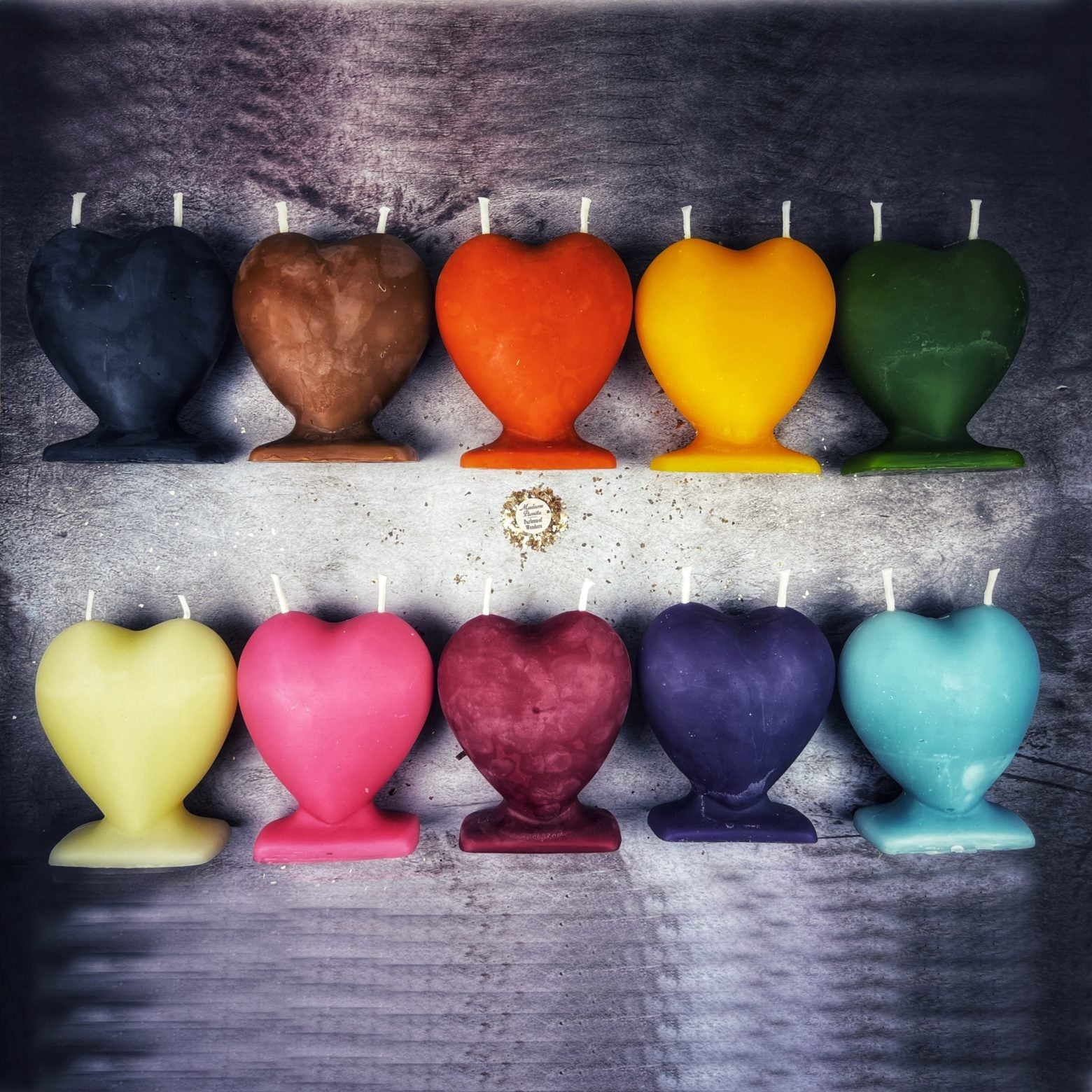 Beeswax Twin Flame Love Spell Candle