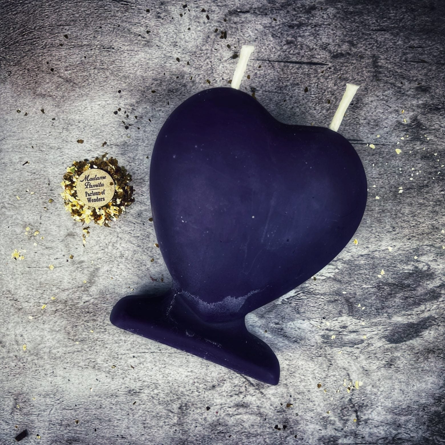 Beeswax Twin Flame Love Spell Candle