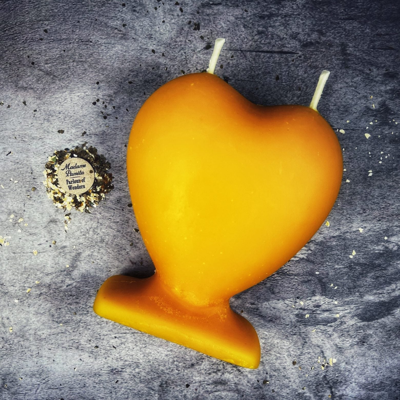 Beeswax Twin Flame Love Spell Candle