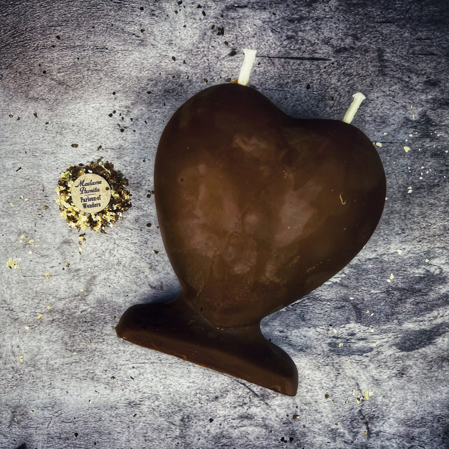 Beeswax Twin Flame Love Spell Candle