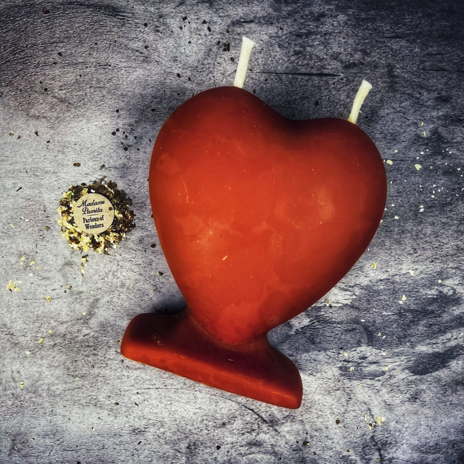 Beeswax Twin Flame Love Spell Candle