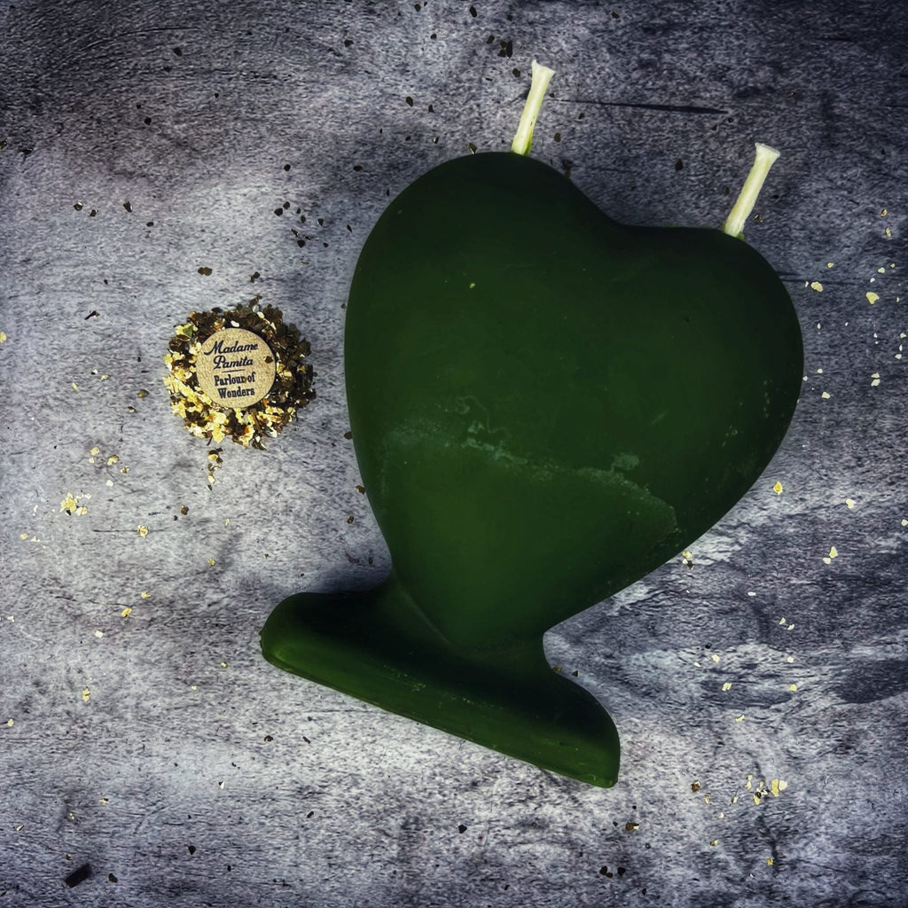 Beeswax Twin Flame Love Spell Candle