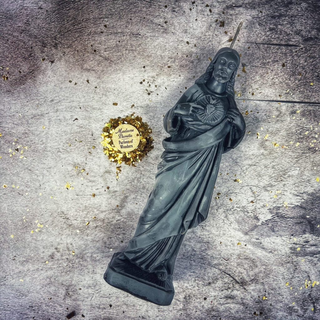 Beeswax Sacred Heart of Jesus Spell Candle