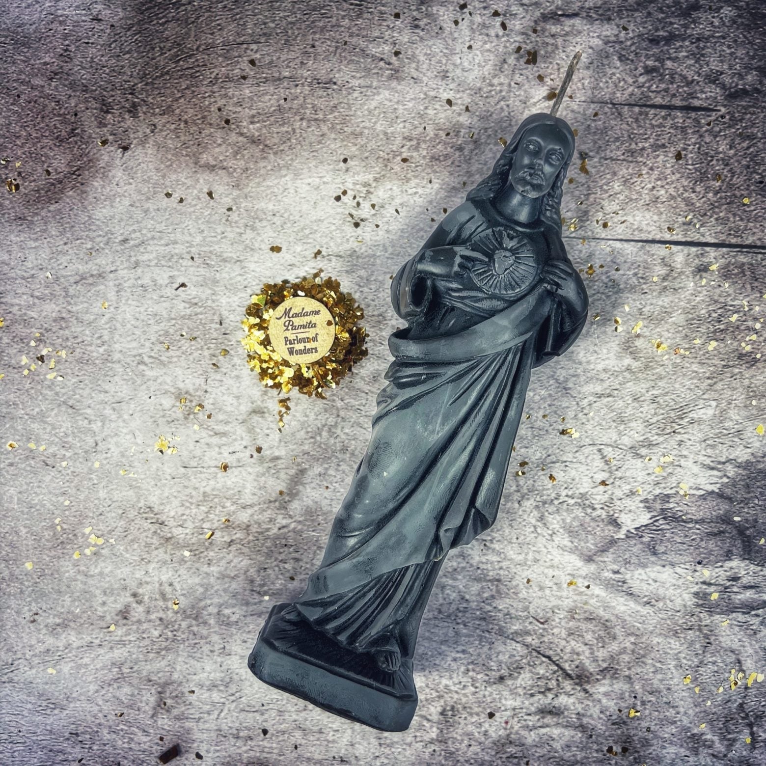 Beeswax Sacred Heart of Jesus Spell Candle