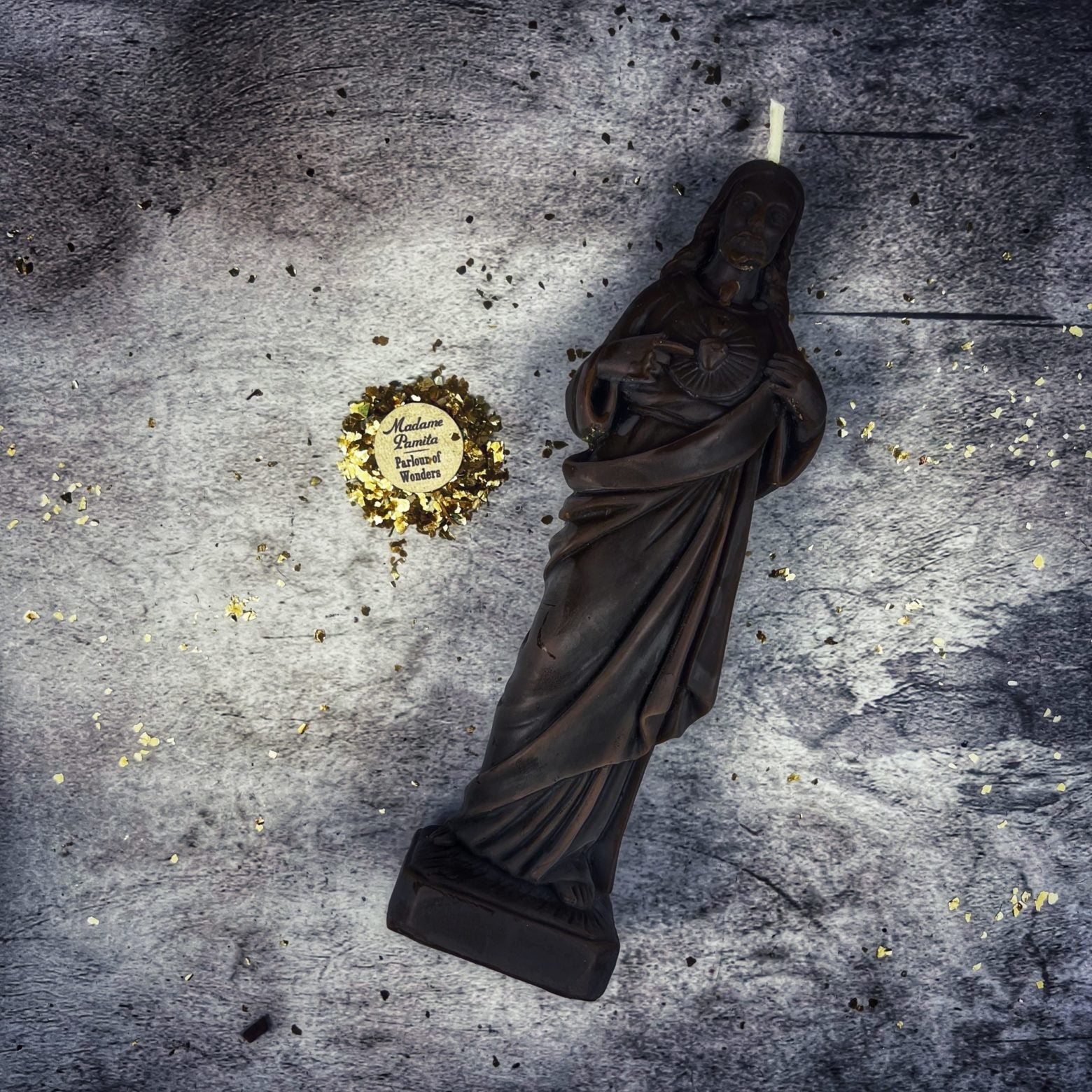 Beeswax Sacred Heart of Jesus Spell Candle