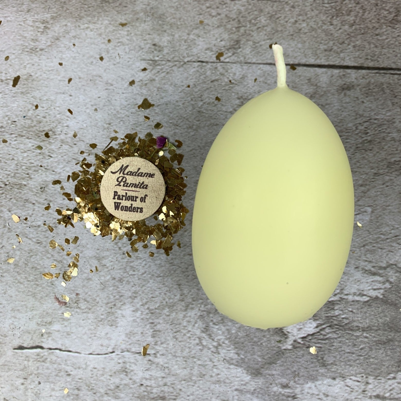 Beeswax Egg Talisman Spell Candle
