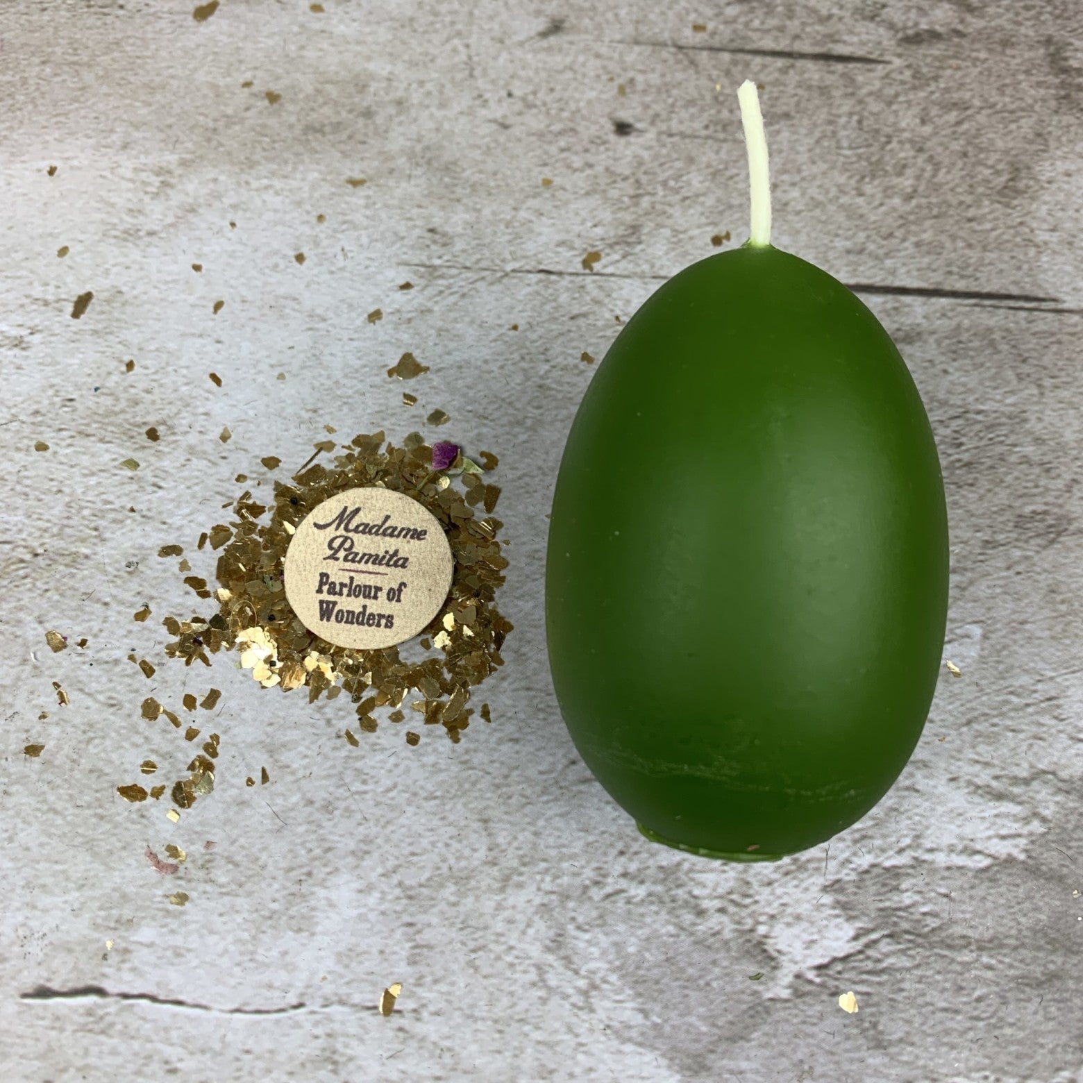 Beeswax Egg Talisman Spell Candle