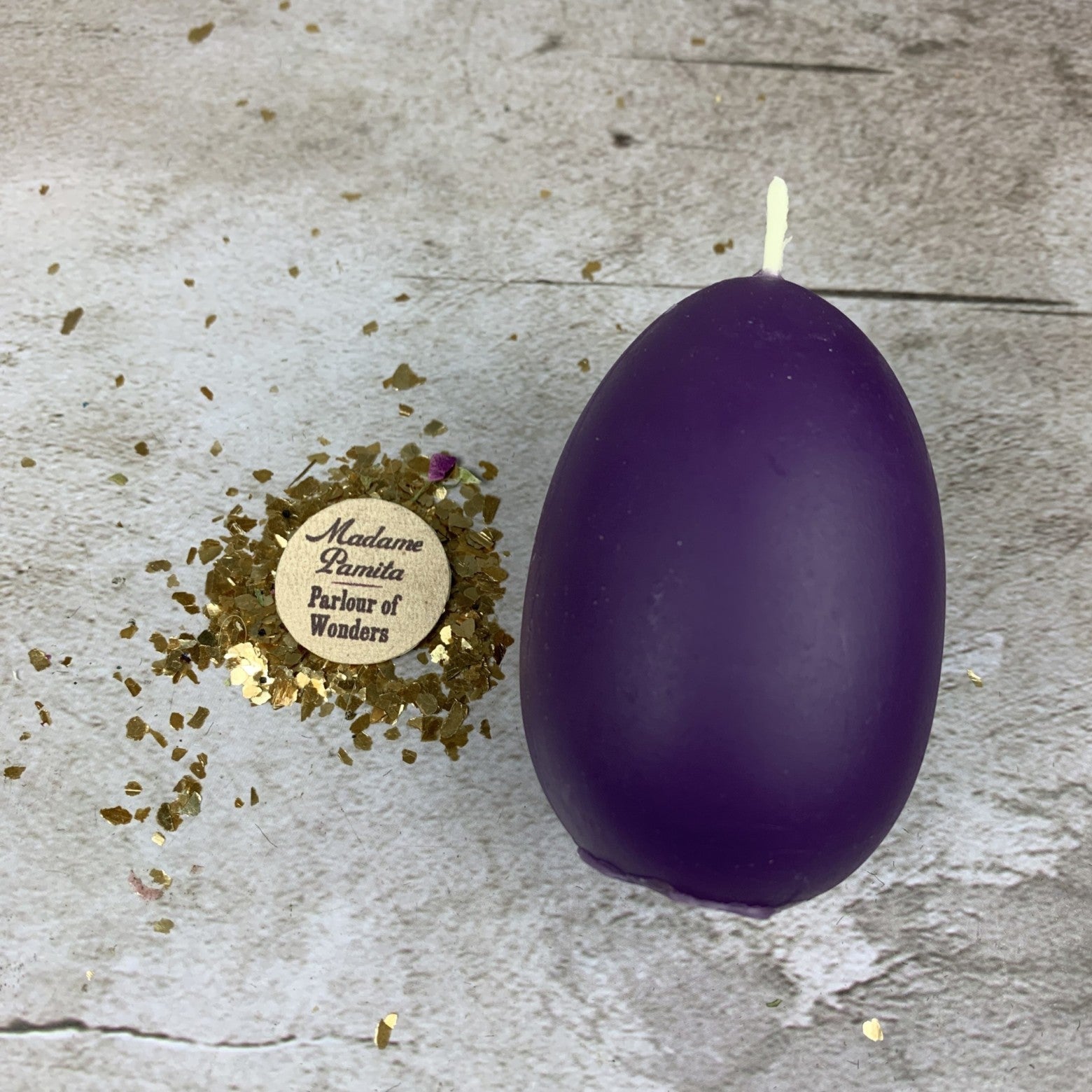 Beeswax Egg Talisman Spell Candle