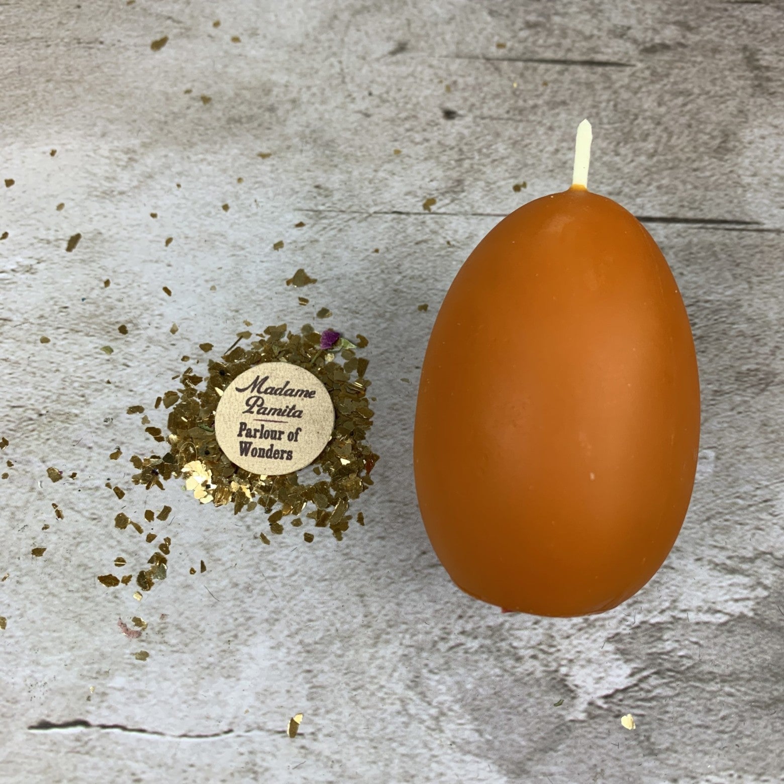 Beeswax Egg Talisman Spell Candle