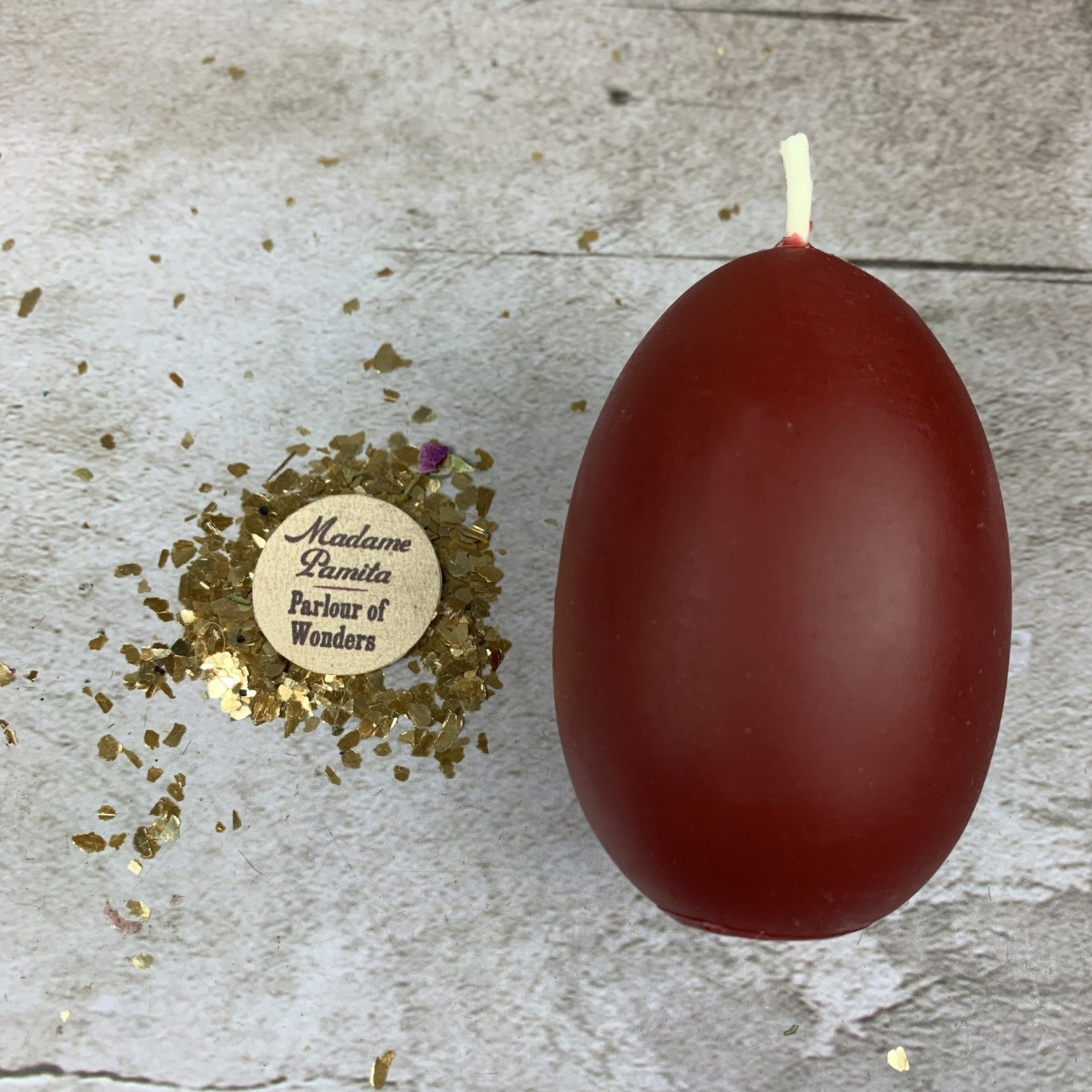 Beeswax Egg Talisman Spell Candle