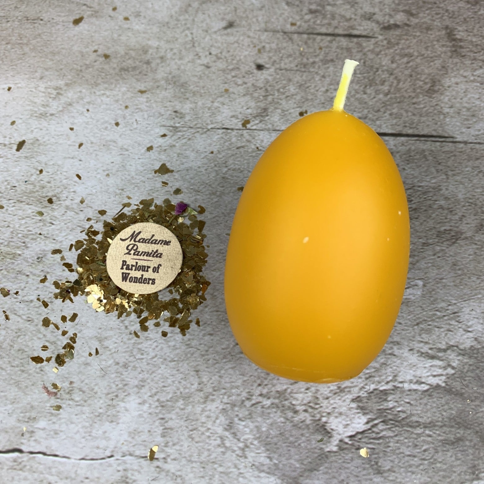 Beeswax Egg Talisman Spell Candle