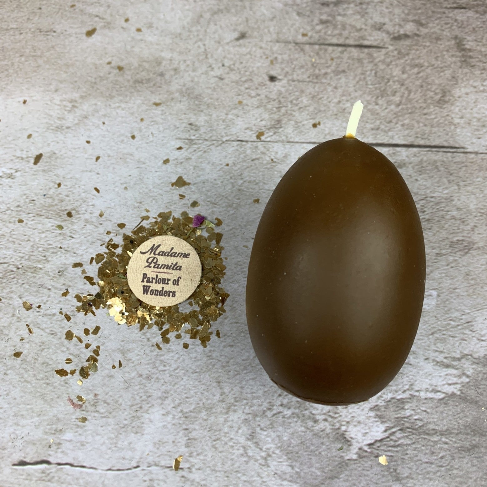 Beeswax Egg Talisman Spell Candle