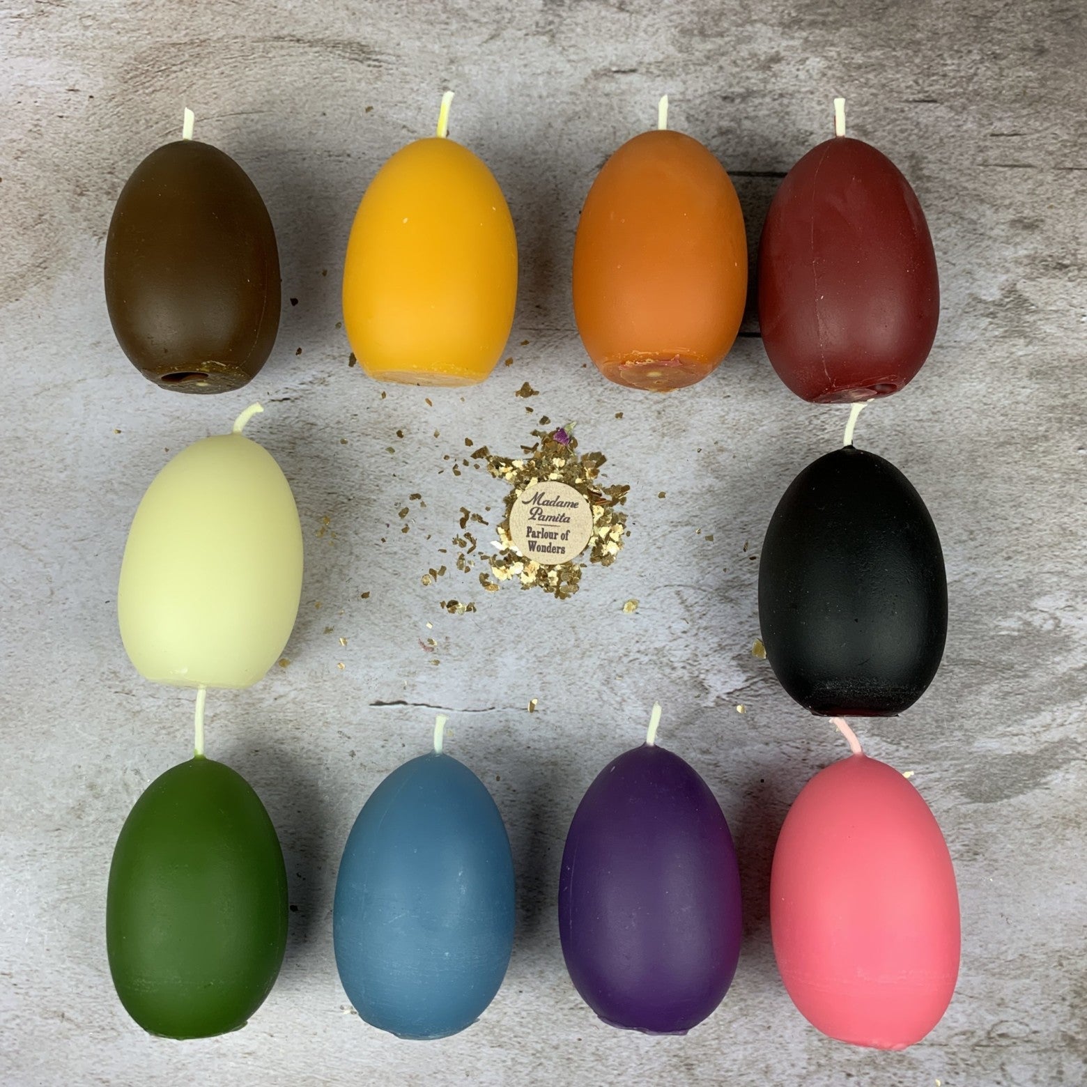 Beeswax Egg Talisman Spell Candle