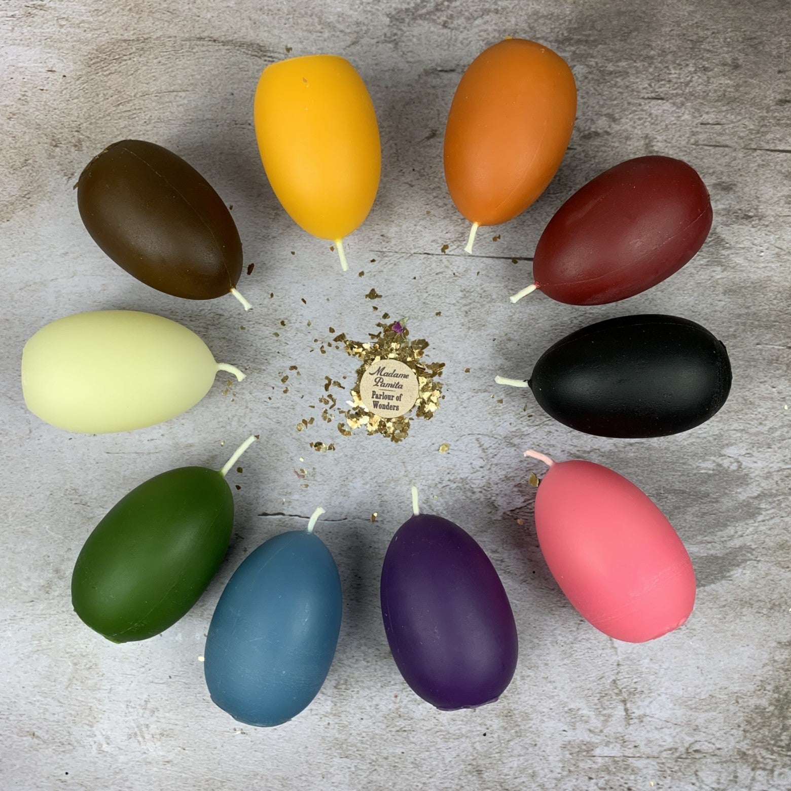 Beeswax Egg Talisman Spell Candle