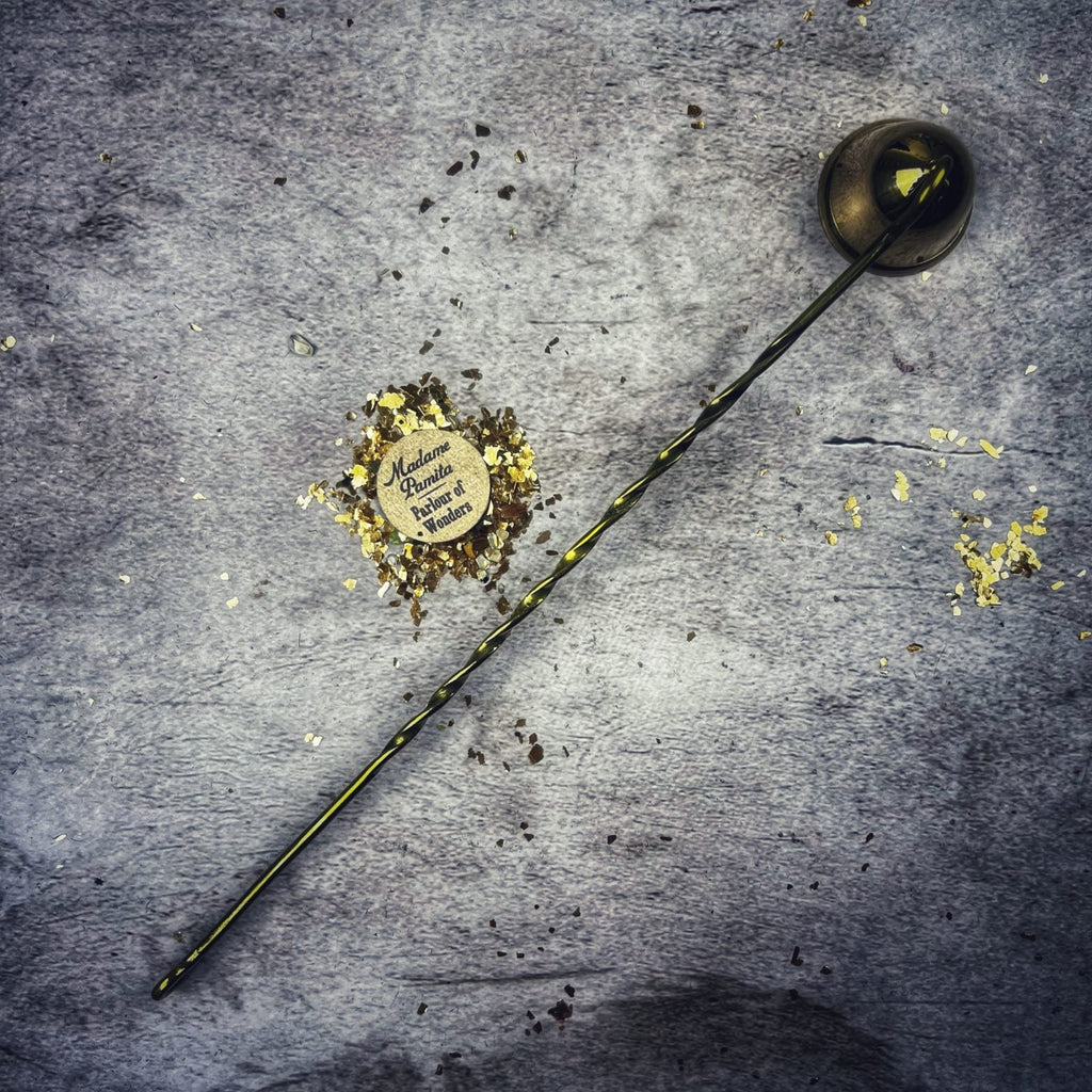 Twisted Brass Candle Snuffer