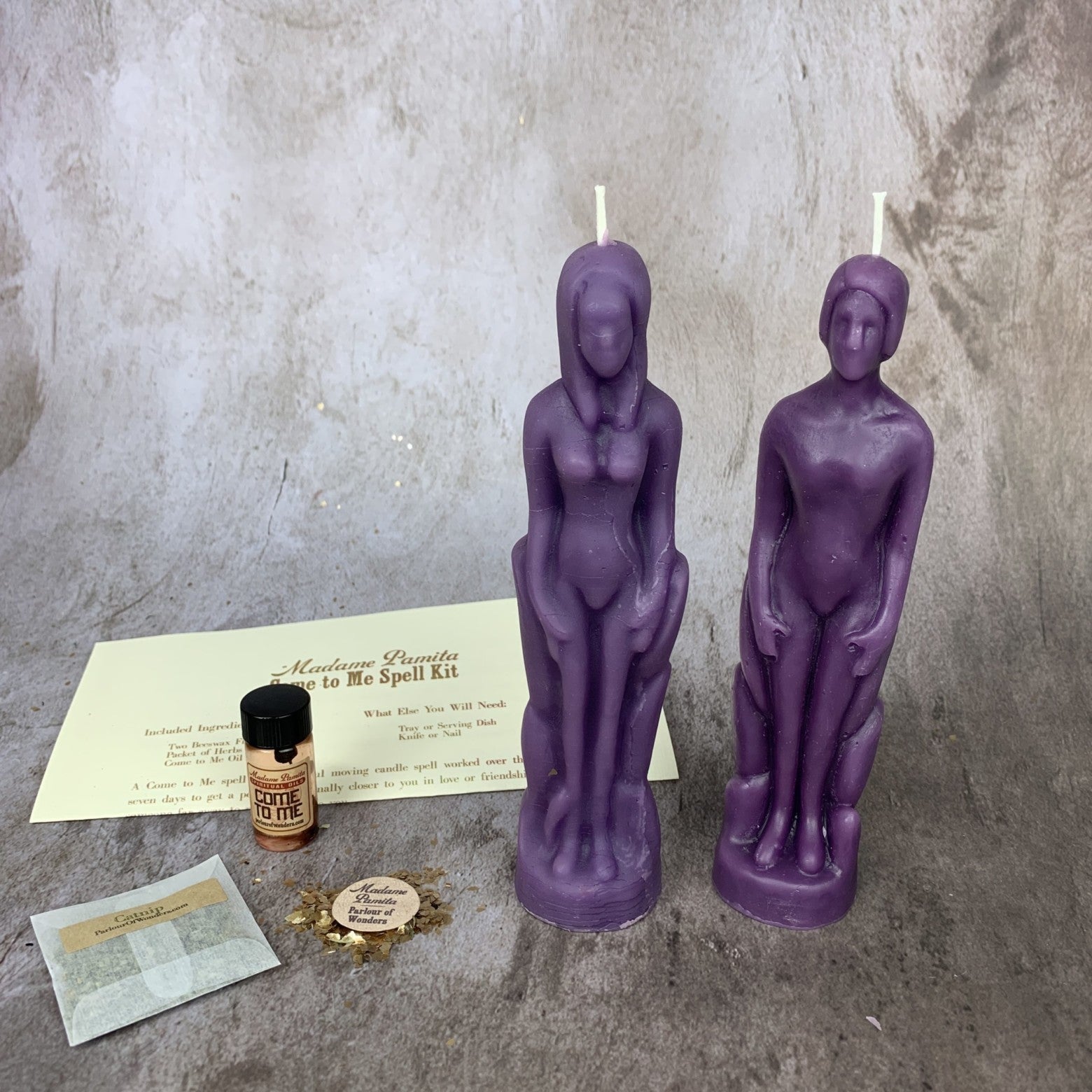 Come to Me Candle Spell Kit Human/Female