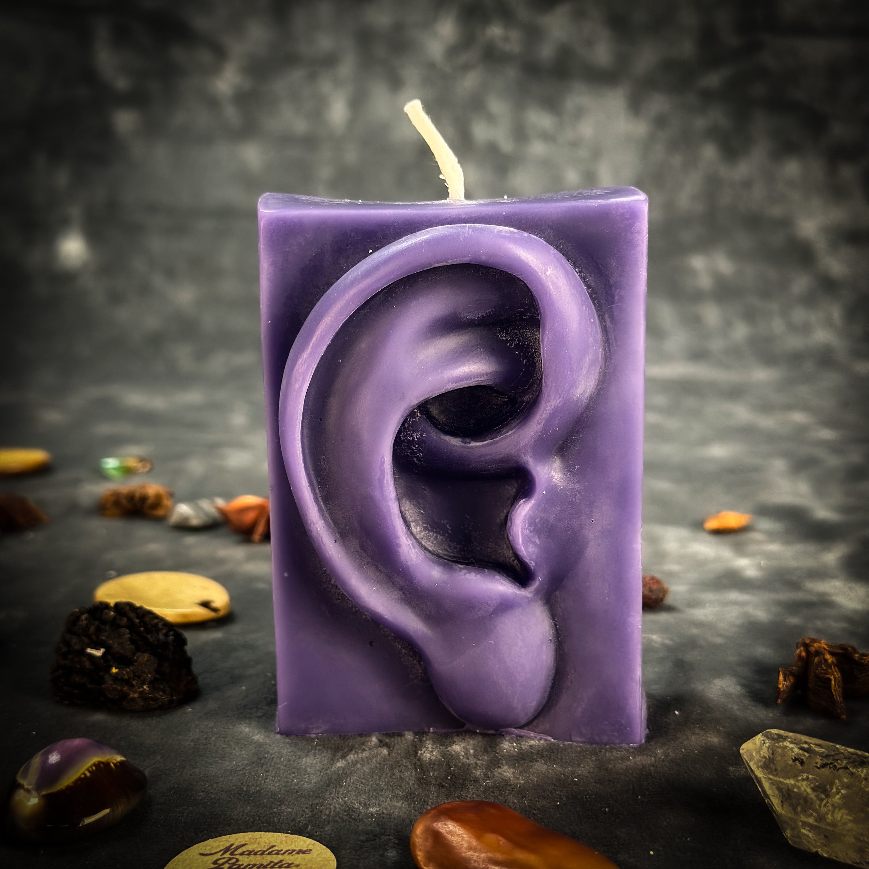 Beeswax Ex-Voto Ear Spell Candle