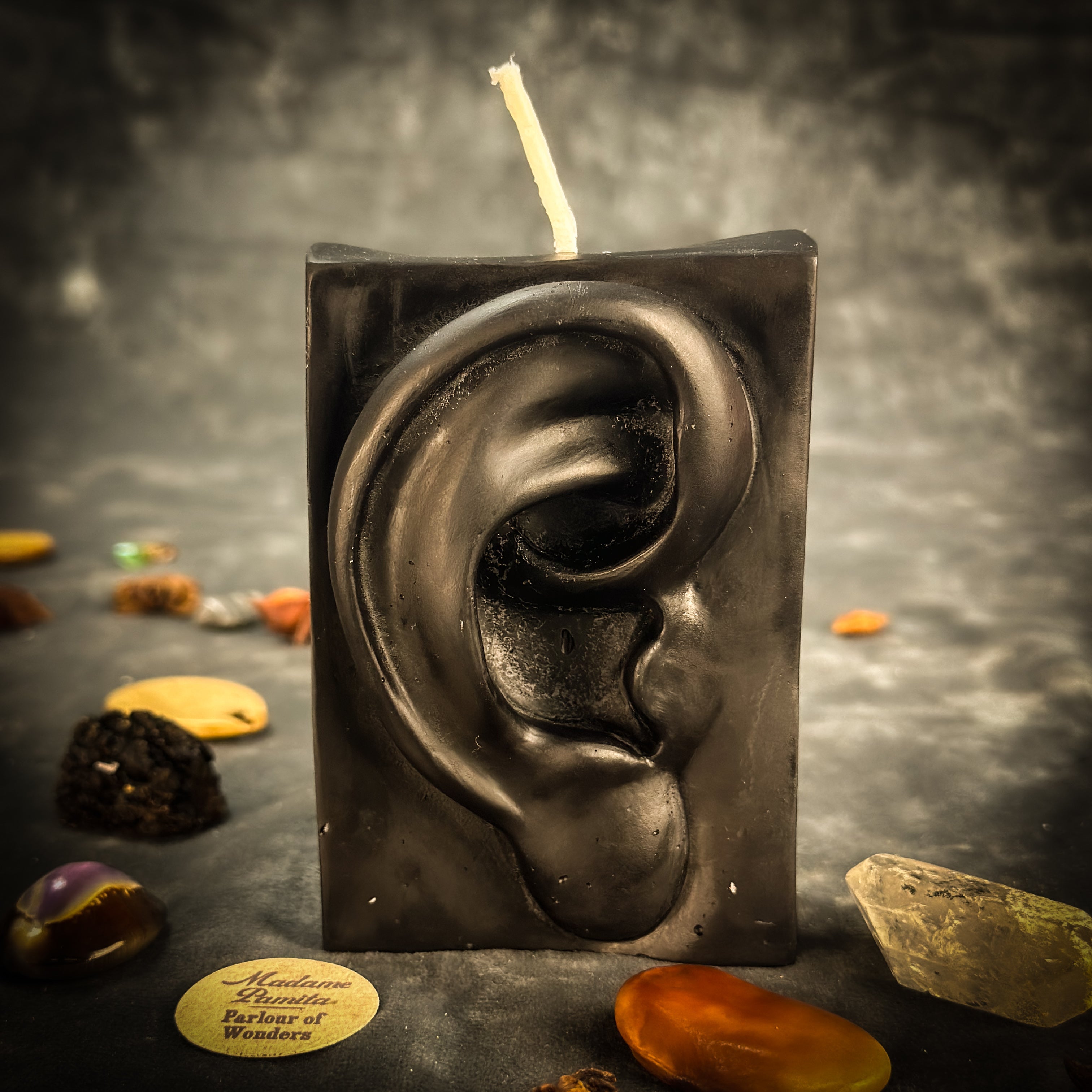 Beeswax Ex-Voto Ear Spell Candle
