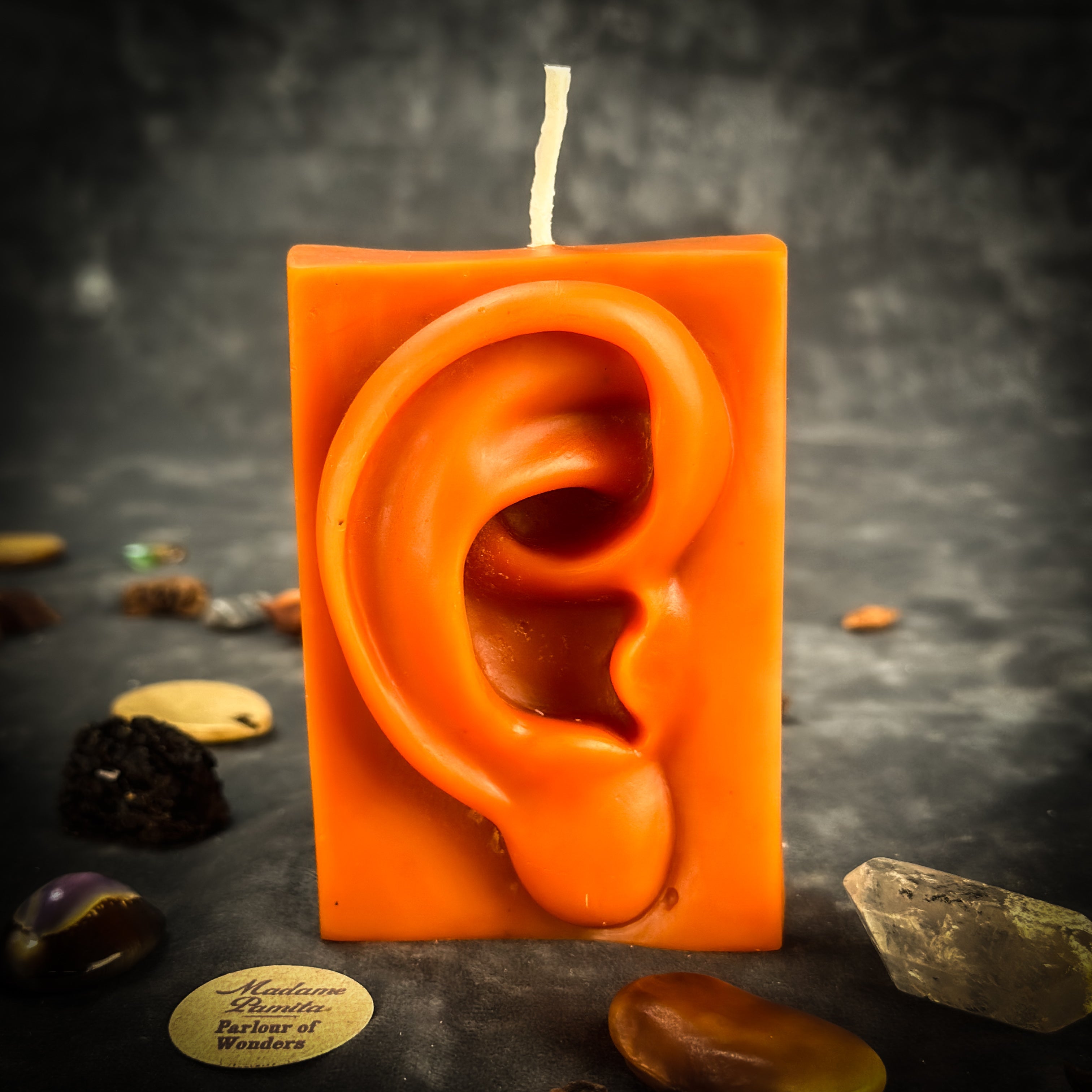 Beeswax Ex-Voto Ear Spell Candle