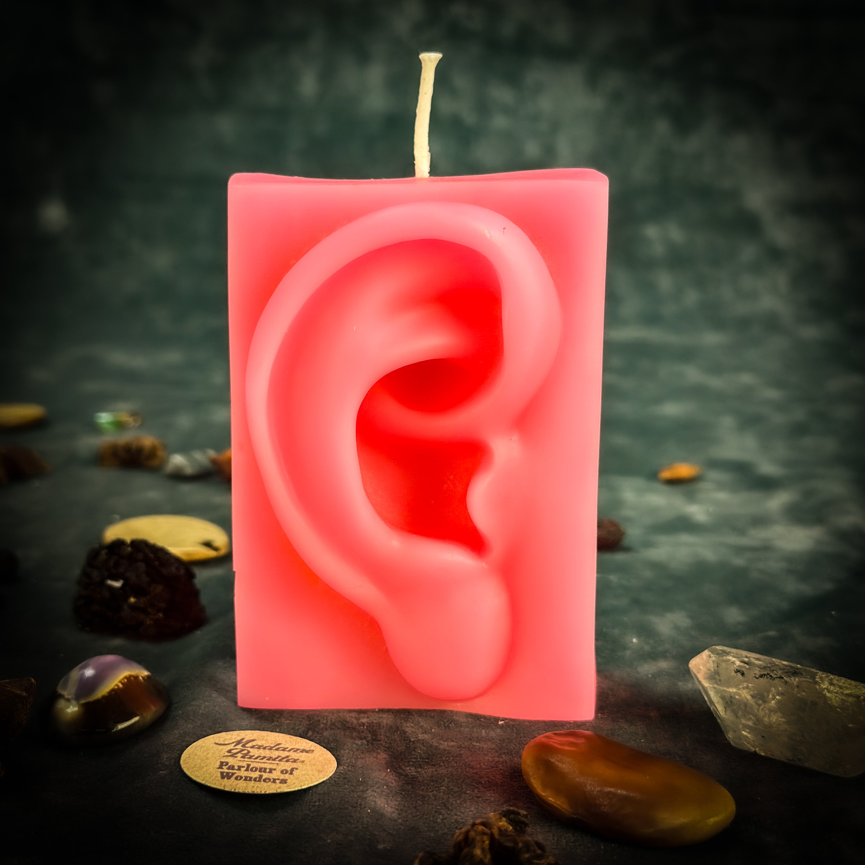 Beeswax Ex-Voto Ear Spell Candle