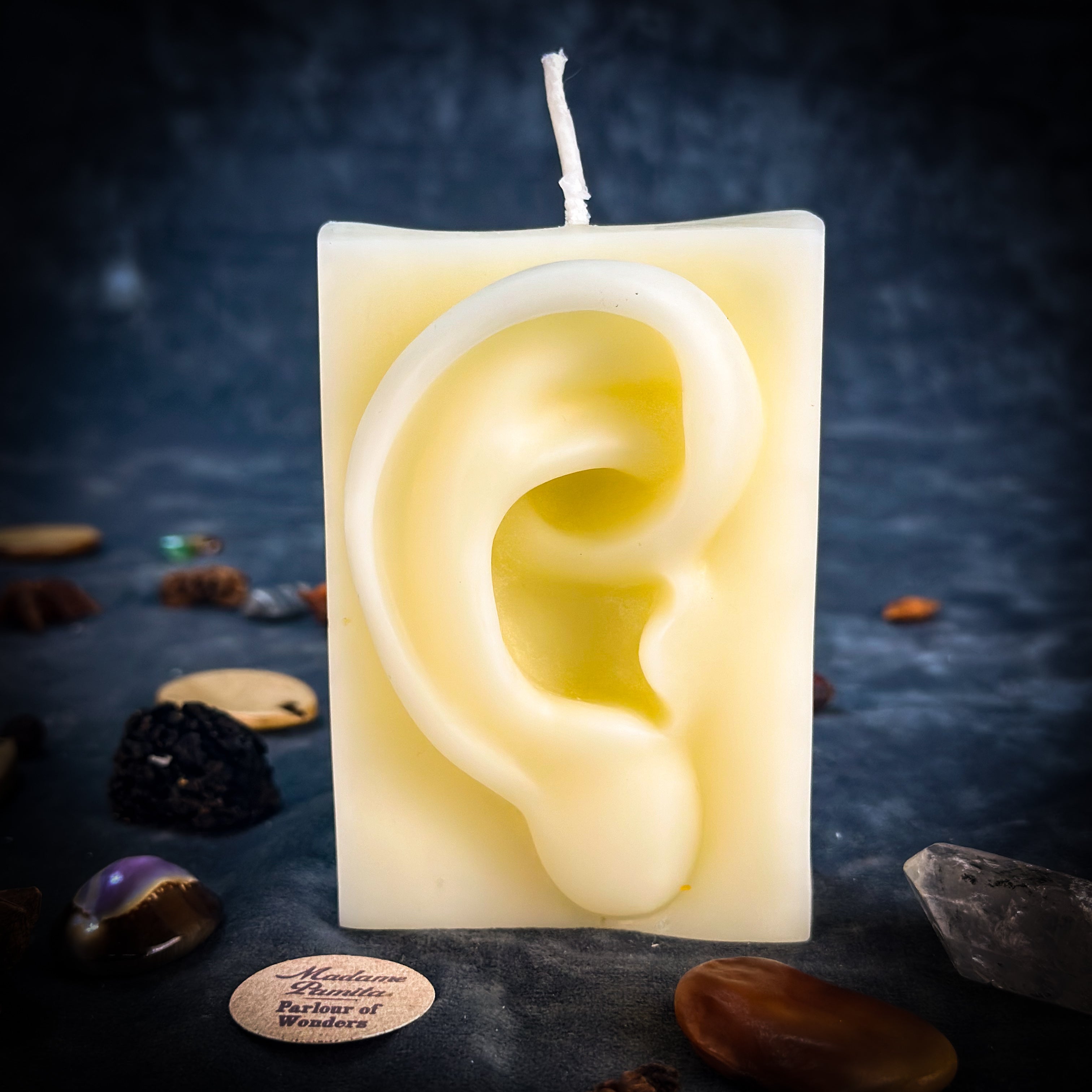 Beeswax Ex-Voto Ear Spell Candle