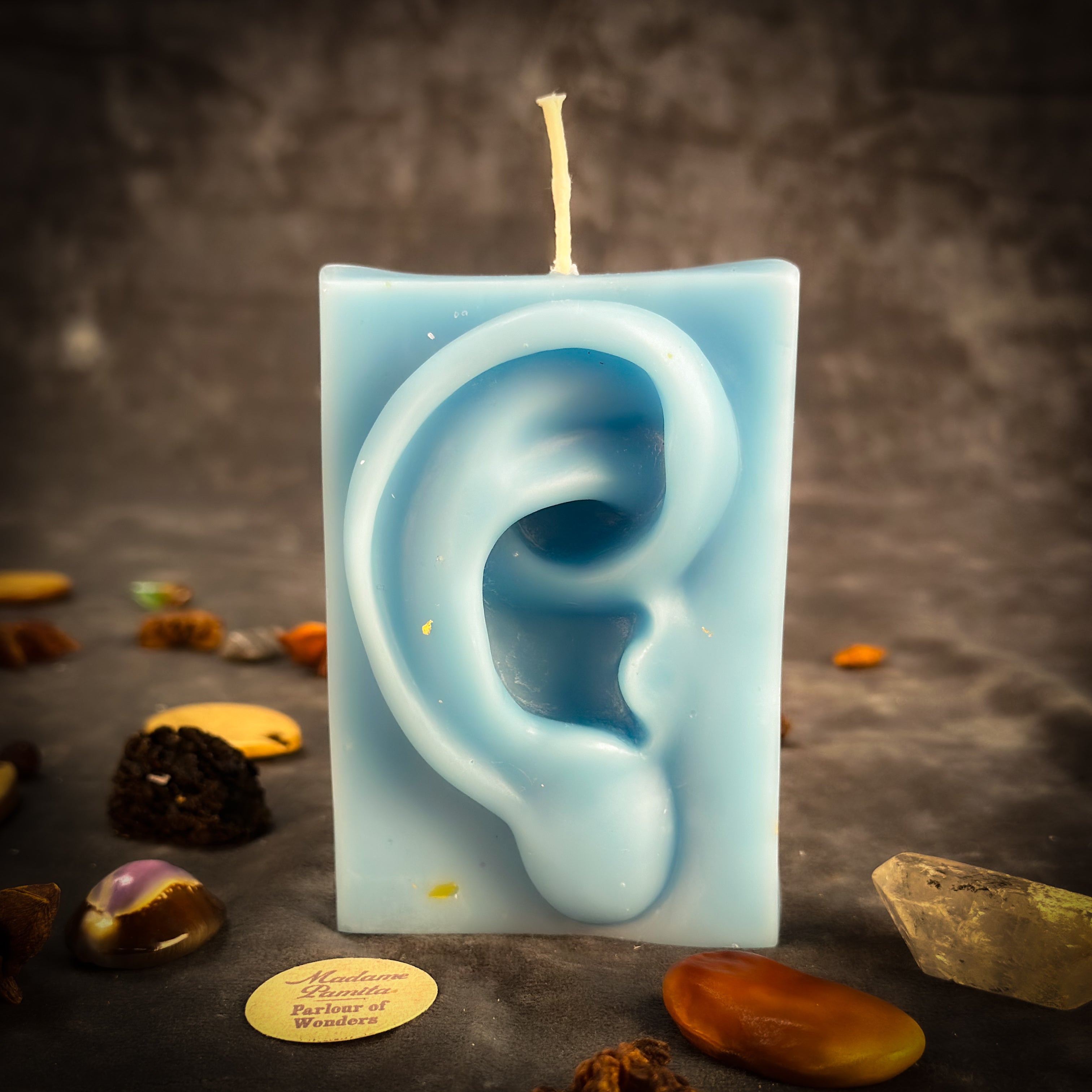 Beeswax Ex-Voto Ear Spell Candle