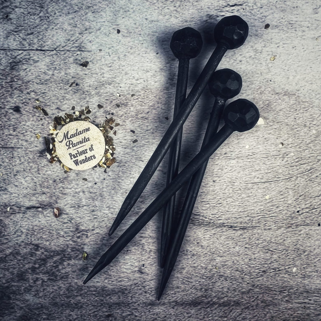 4" Forged Iron Ball Head Nail