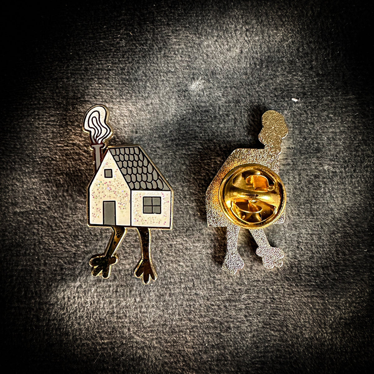 Baba Yaga's Chicken Hut Enamel Pin