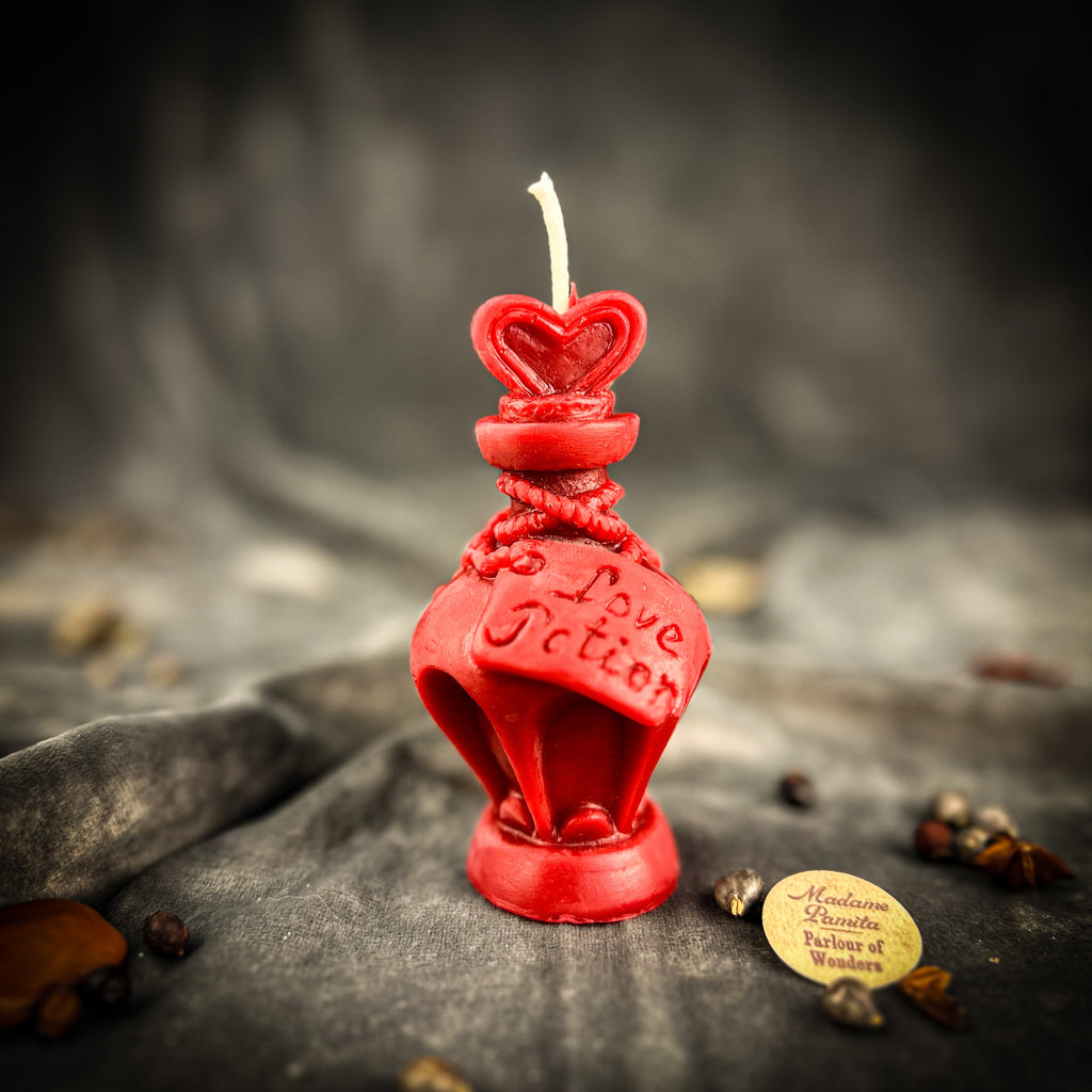 Love Potion Bottle Candle Spell Kit - Enchant & Attract Romantic Love