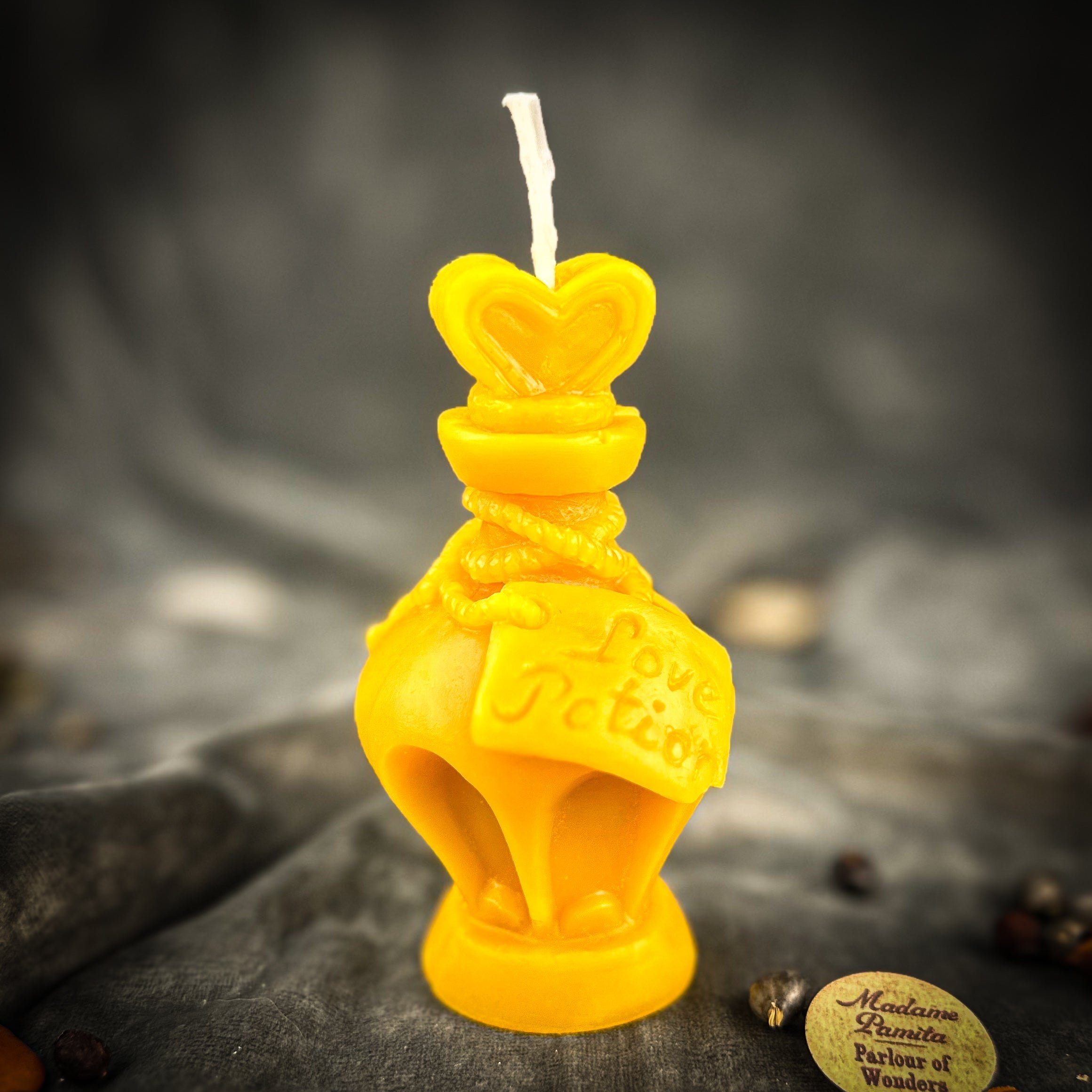 Beeswax Love Potion Bottle Spell Candle - Enchant & Attract Love