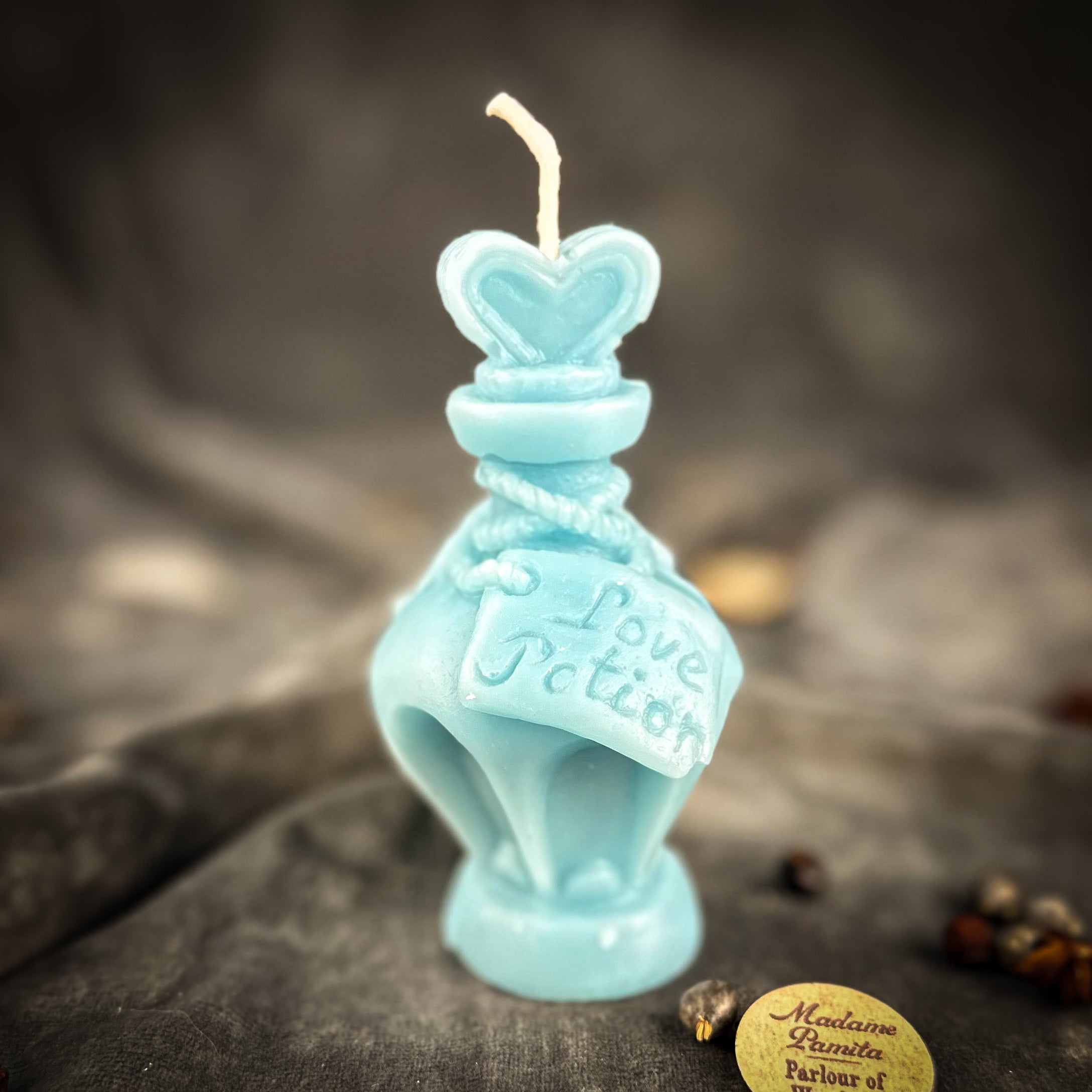 Beeswax Love Potion Bottle Spell Candle - Enchant & Attract Love