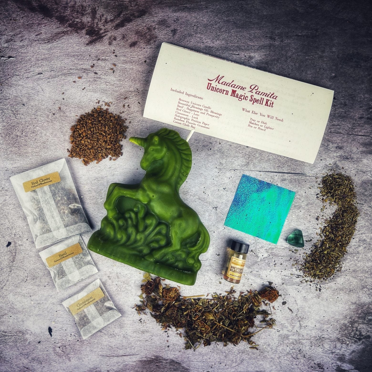 Unicorn Magic Candle Spell Kit