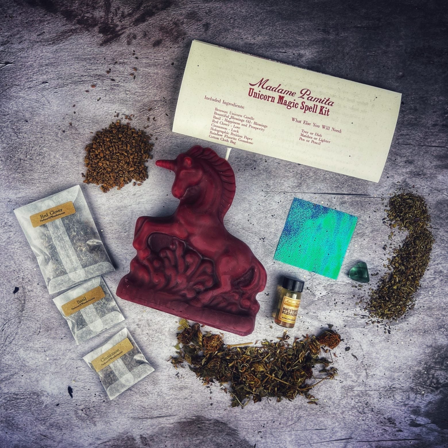 Unicorn Magic Candle Spell Kit