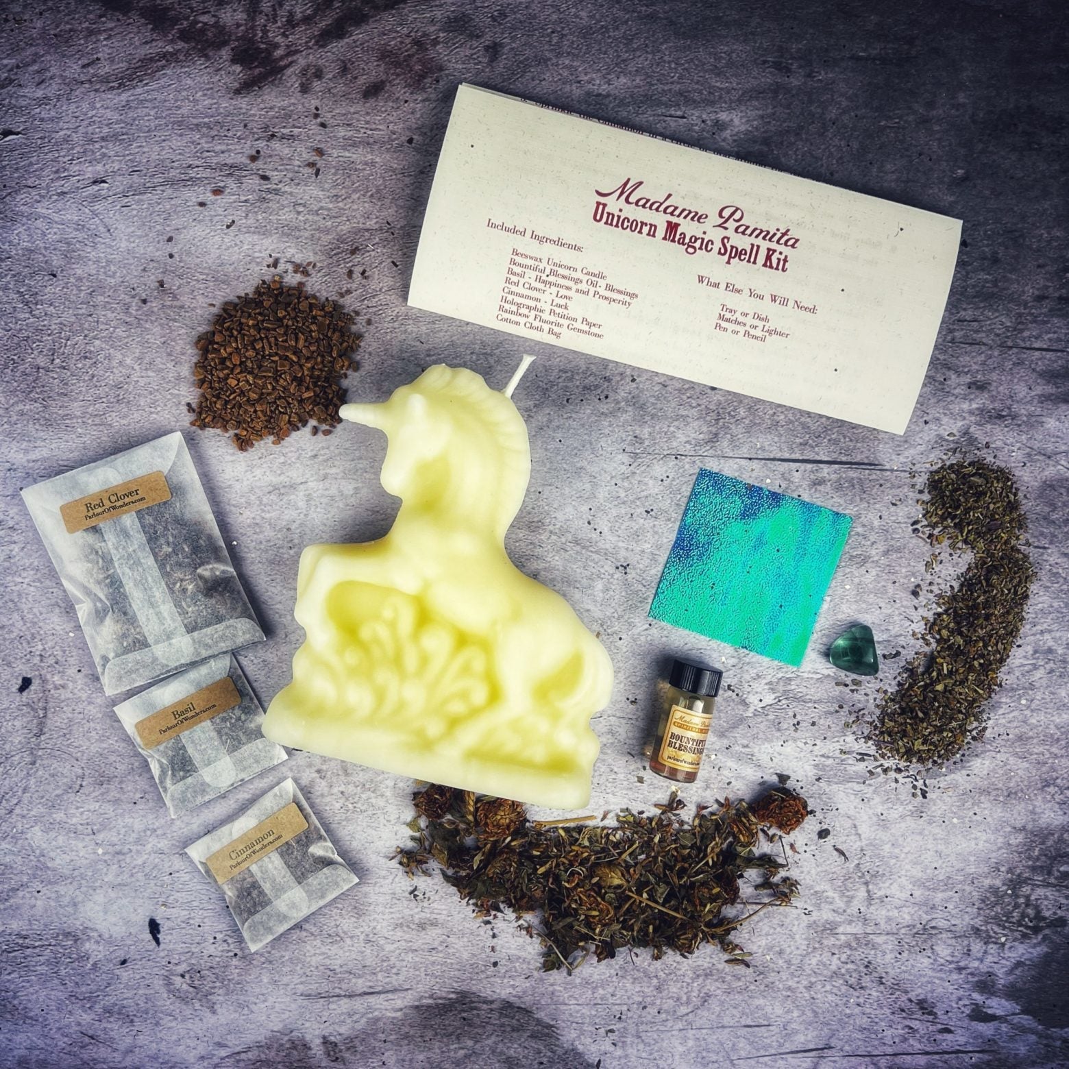 Unicorn Magic Candle Spell Kit