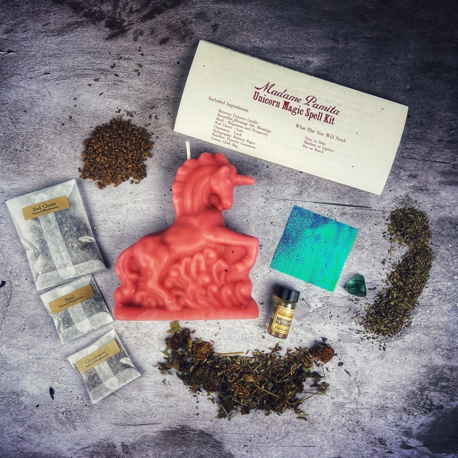 Unicorn Magic Candle Spell Kit