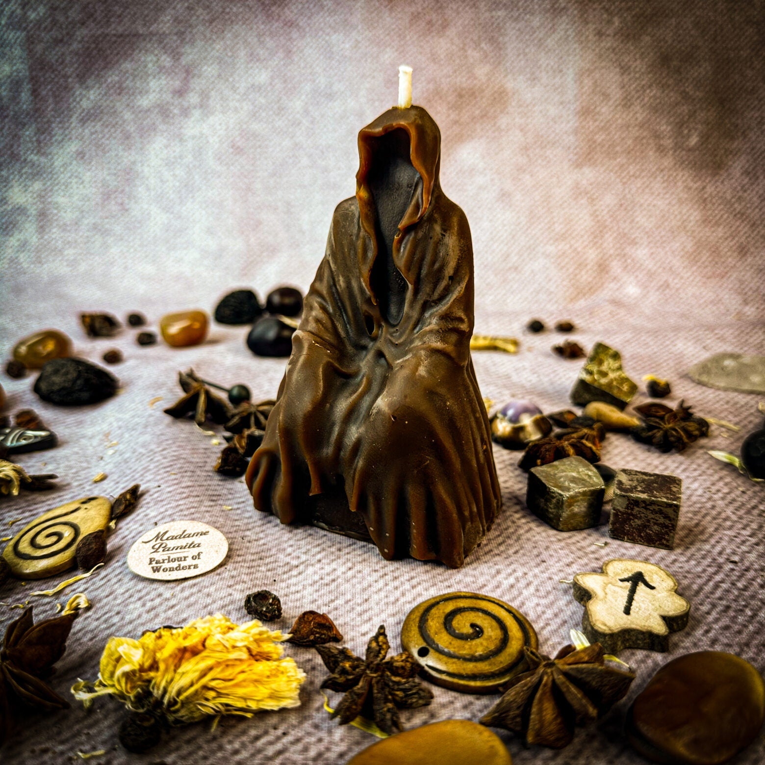 Beeswax Seer Spirit Spell Candle