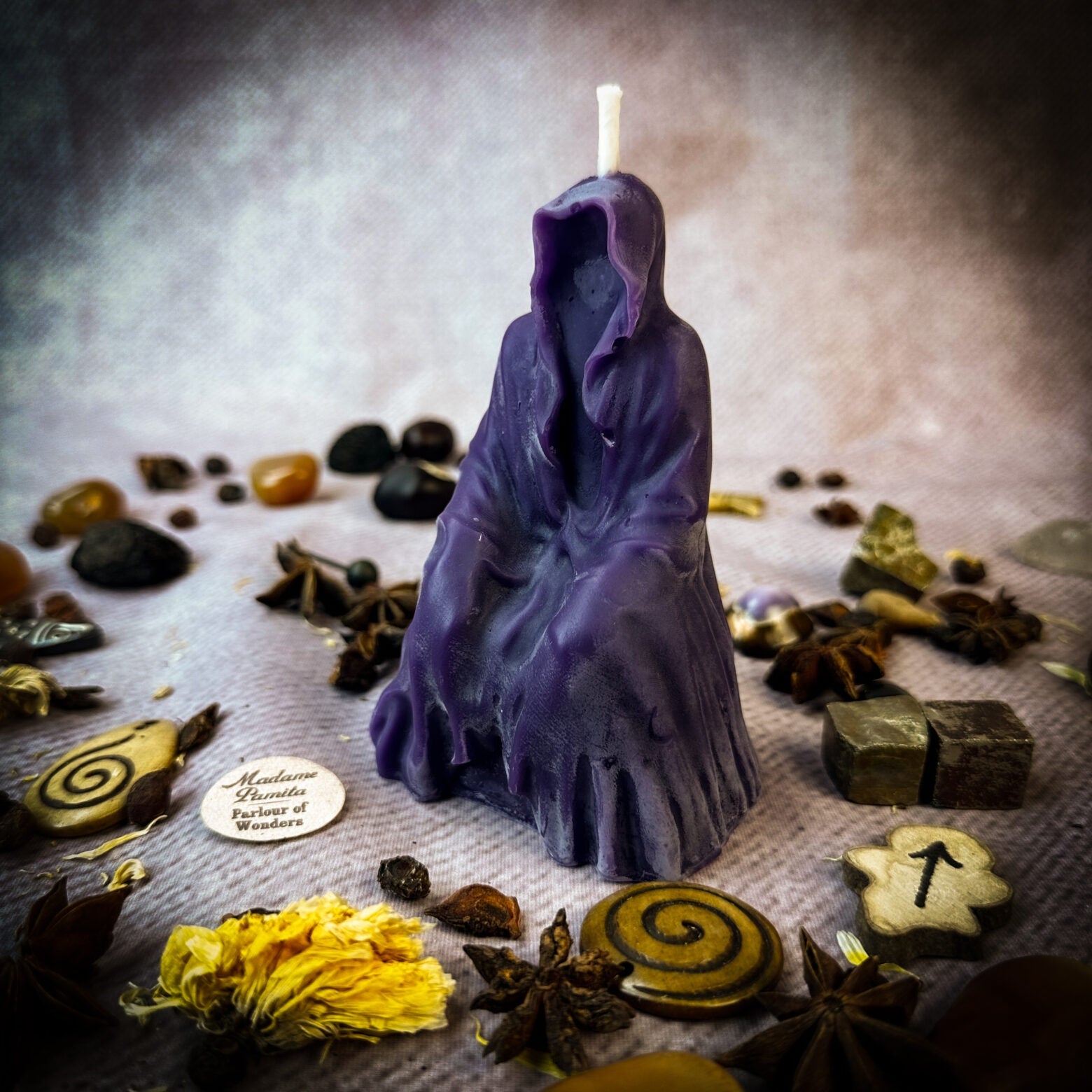 Beeswax Seer Spirit Spell Candle
