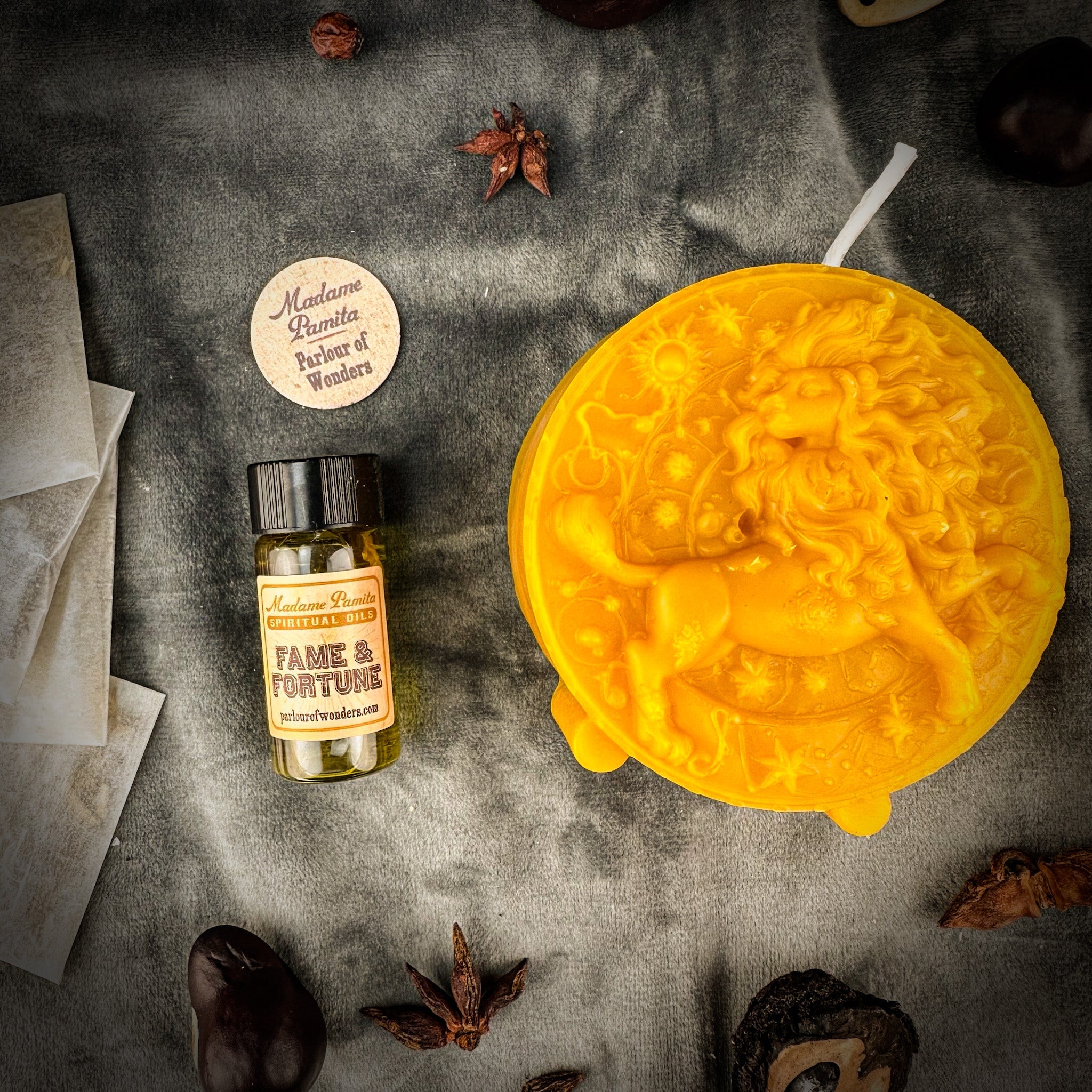 Leo Power Candle Spell Kit - Confidence, Creativity & Charisma Magic