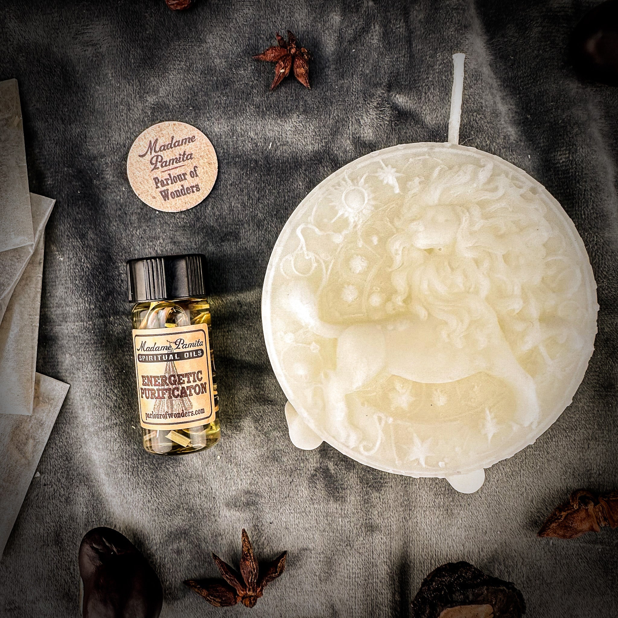 Leo Power Candle Spell Kit - Confidence, Creativity & Charisma Magic