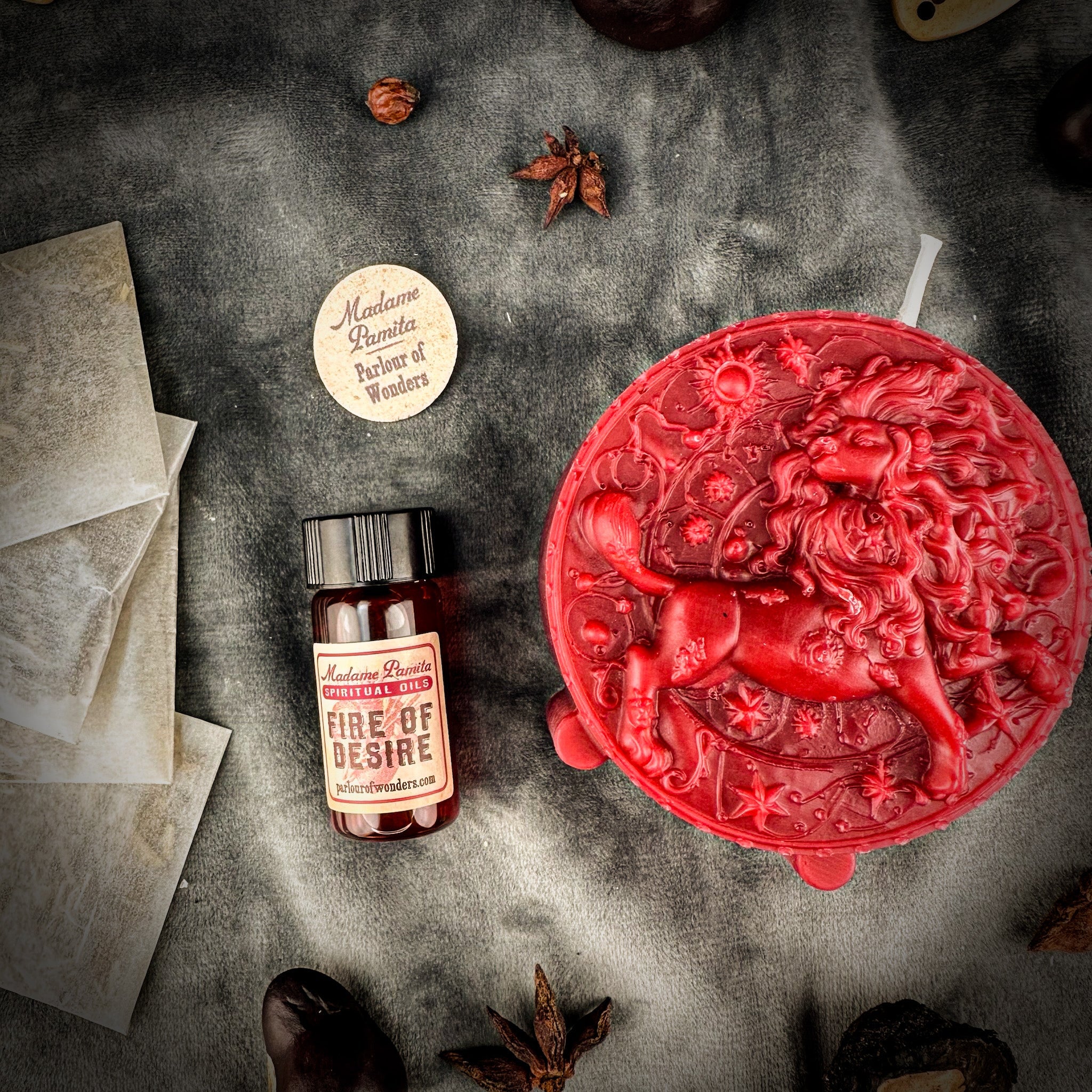 Leo Power Candle Spell Kit - Confidence, Creativity & Charisma Magic