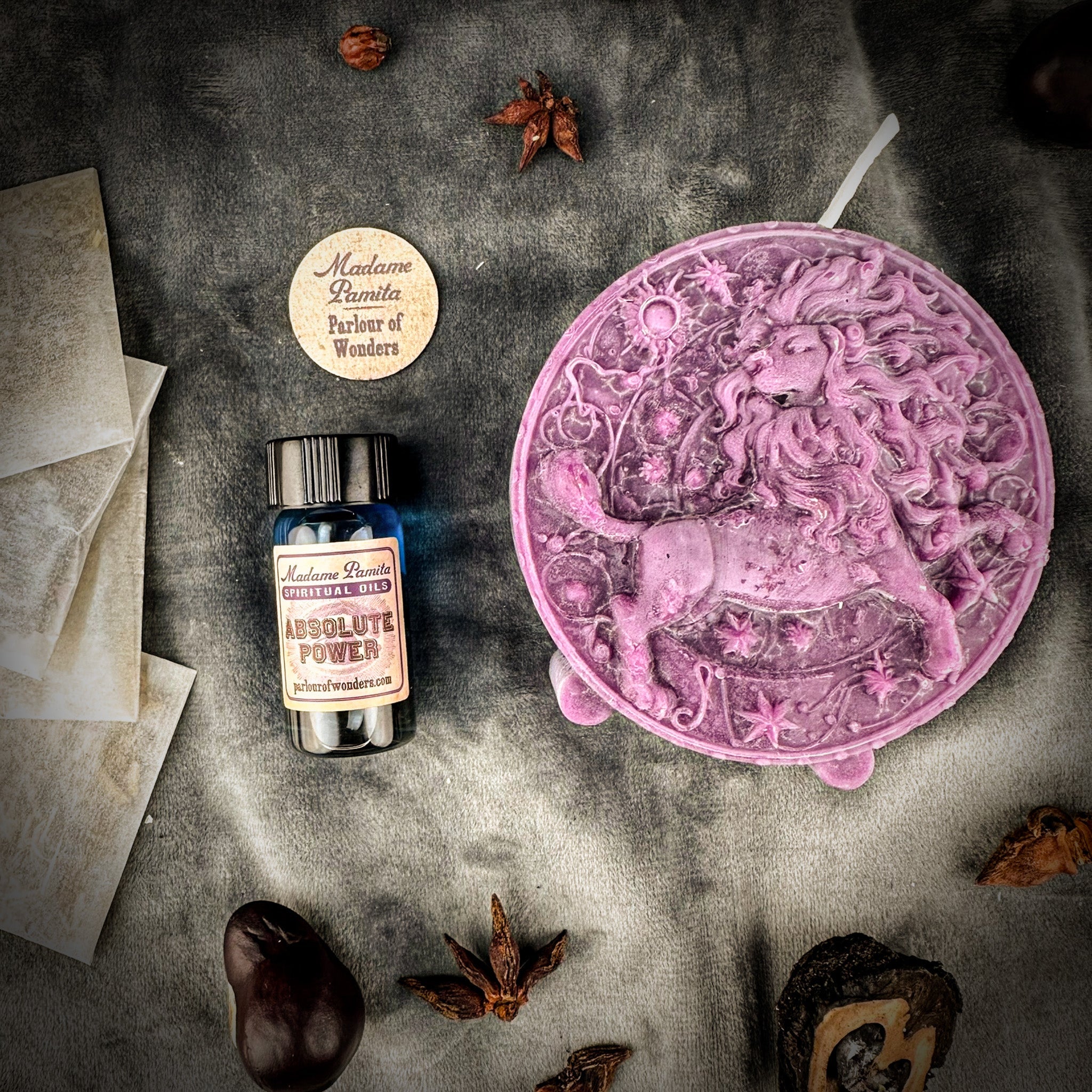 Leo Power Candle Spell Kit - Confidence, Creativity & Charisma Magic