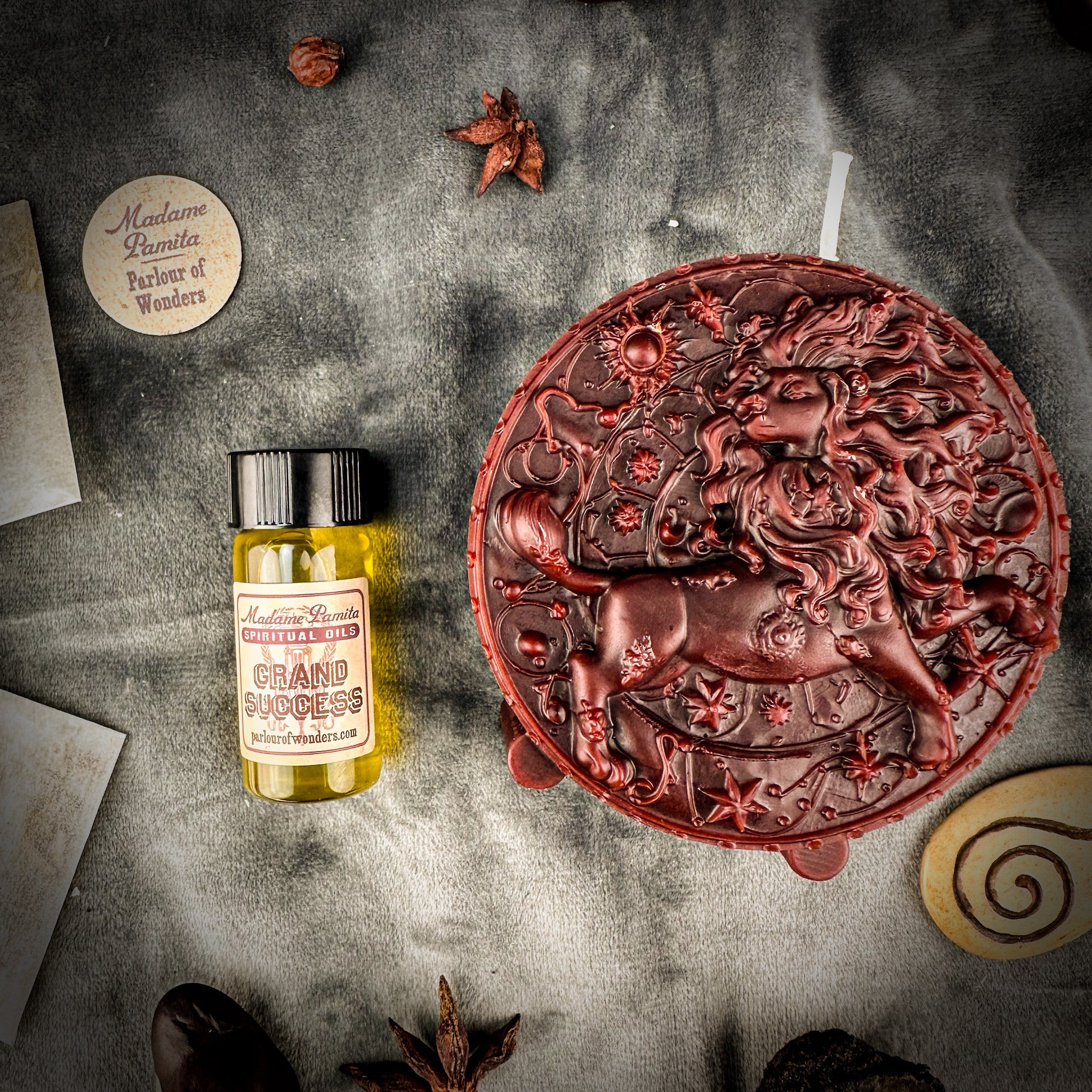 Leo Power Candle Spell Kit - Confidence, Creativity & Charisma Magic