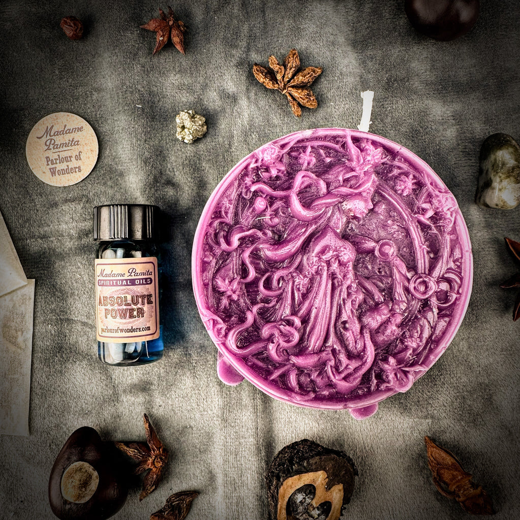 Virgo Power Candle Spell Kit - Focus, Practicality & Healing Magic