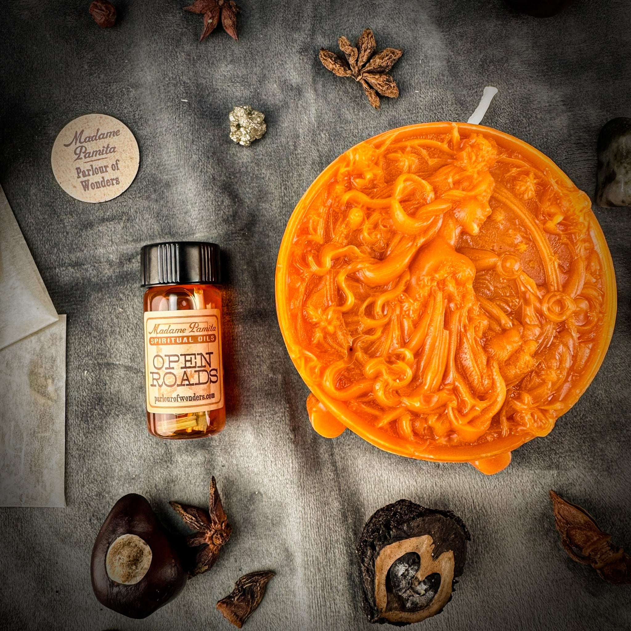 Virgo Power Candle Spell Kit - Focus, Practicality & Healing Magic