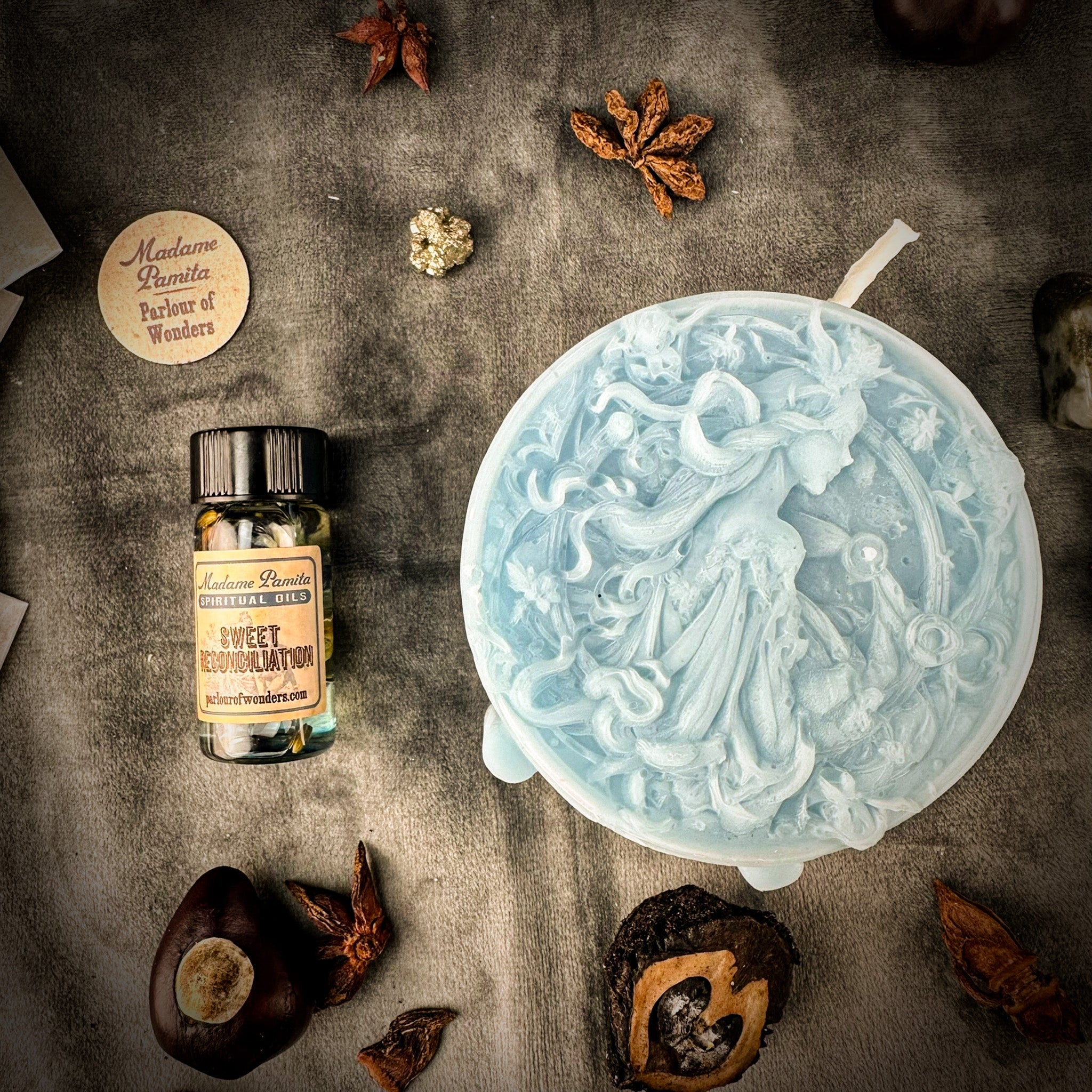 Virgo Power Candle Spell Kit - Focus, Practicality & Healing Magic