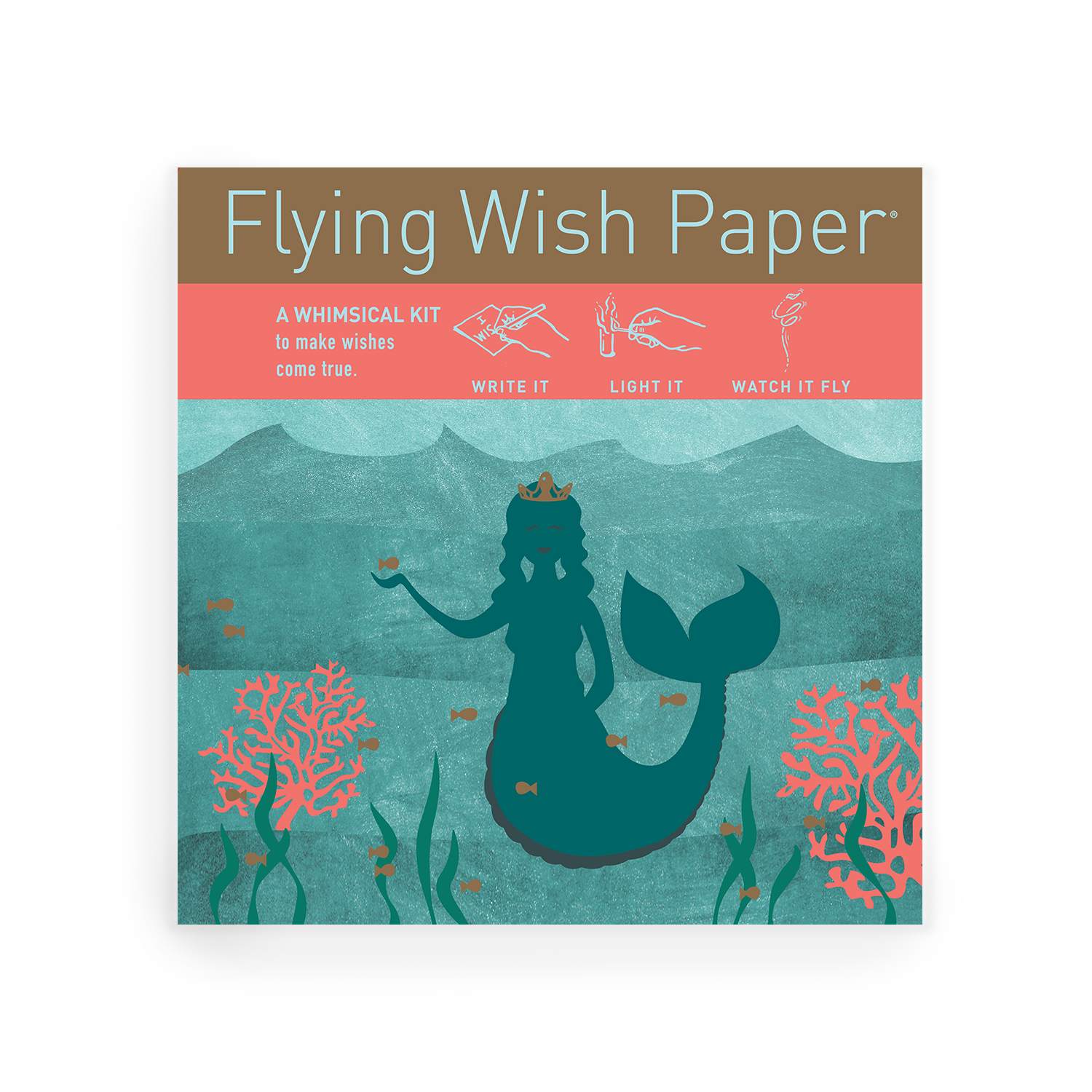 Flying Wish Paper Mermaid Mini Kit