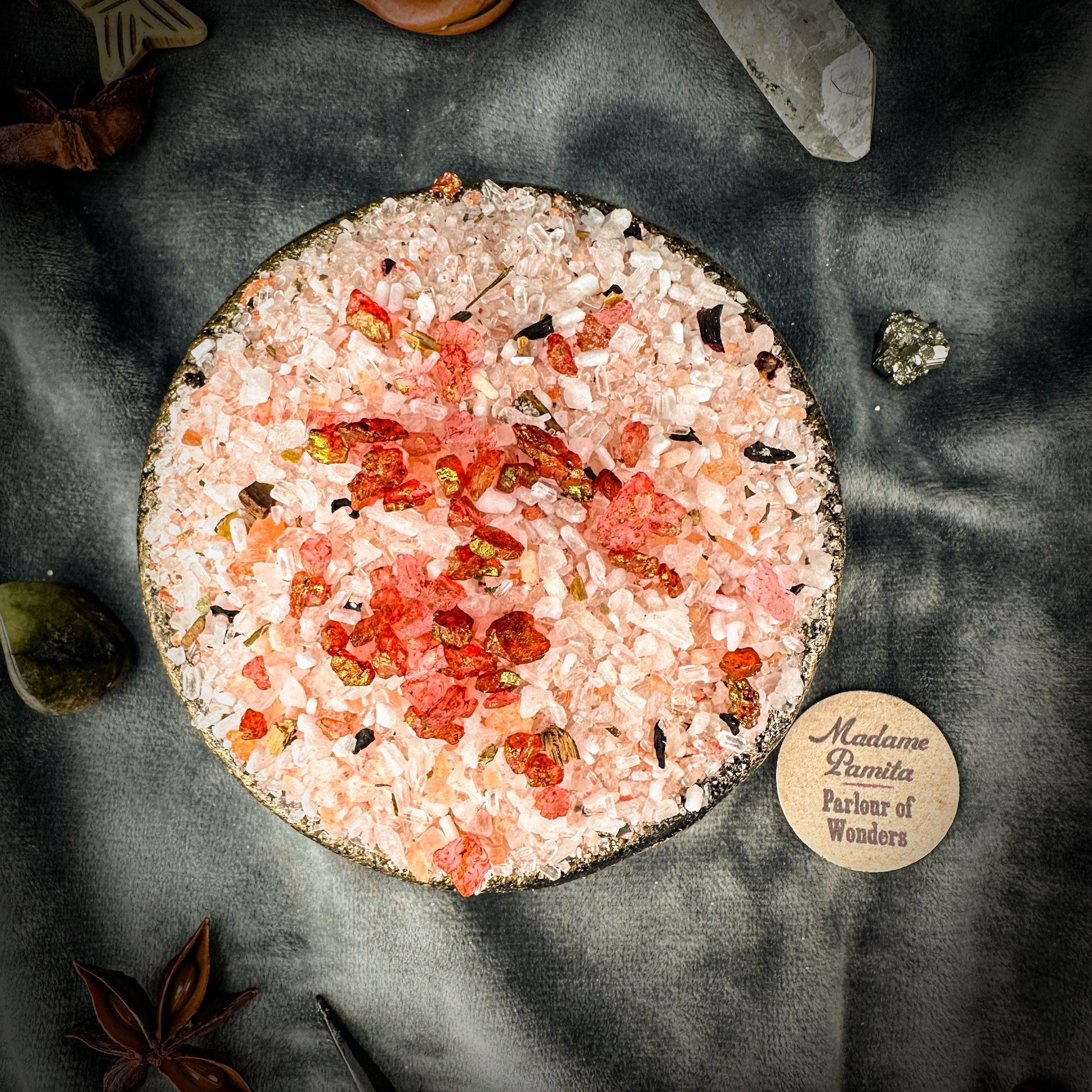 Magnetic Attraction Bath Crystals