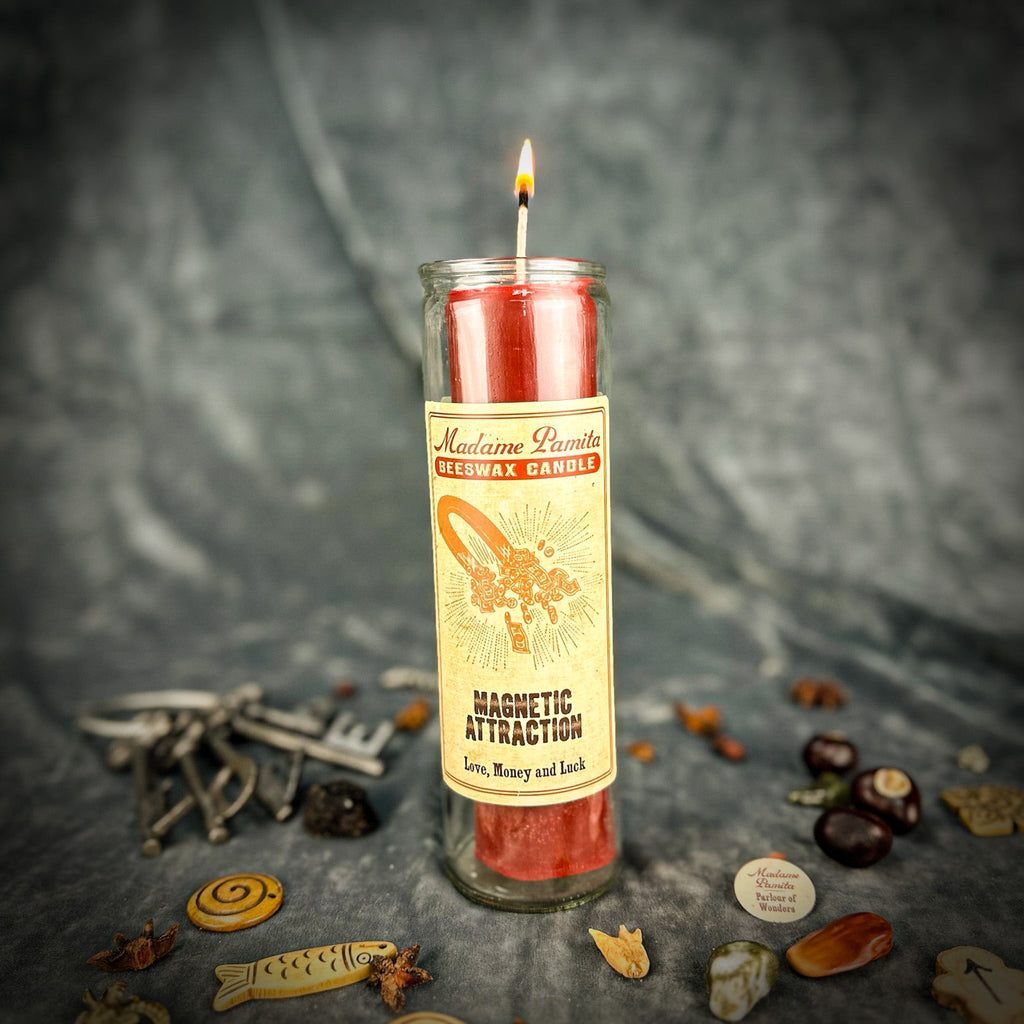 Madame Pamita Magnetic Attraction Beeswax Vigil Candle