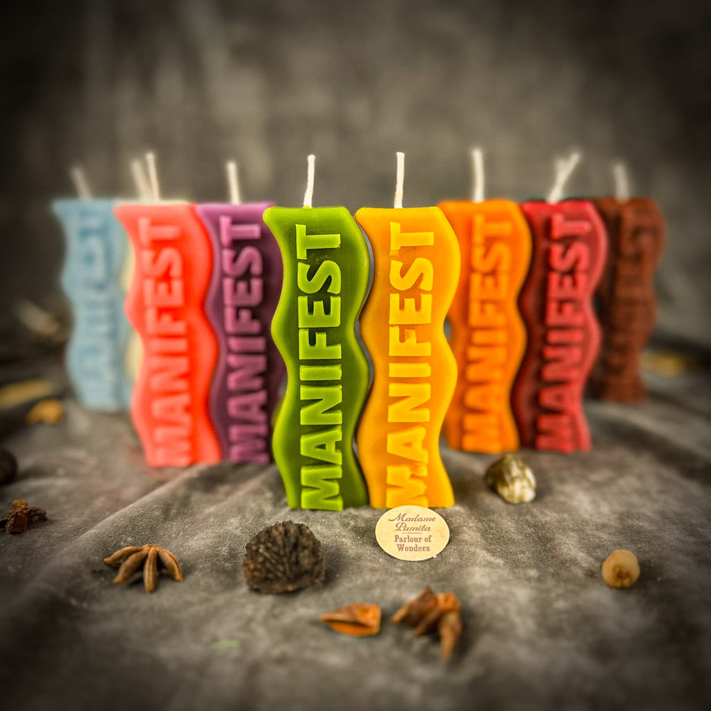 Beeswax Manifest Like a Boss Spell Candle